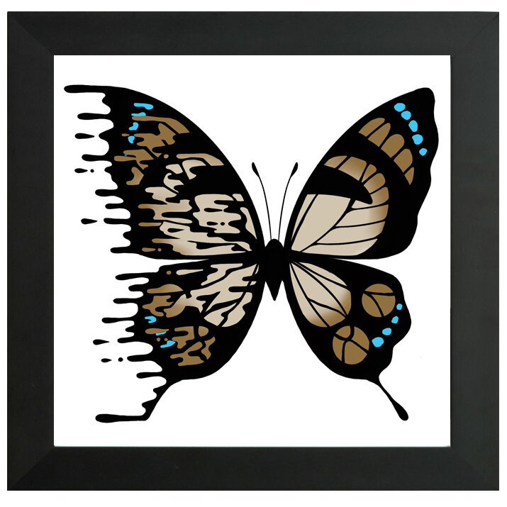 "Natural" Bipolar Butterfly Unframed Print