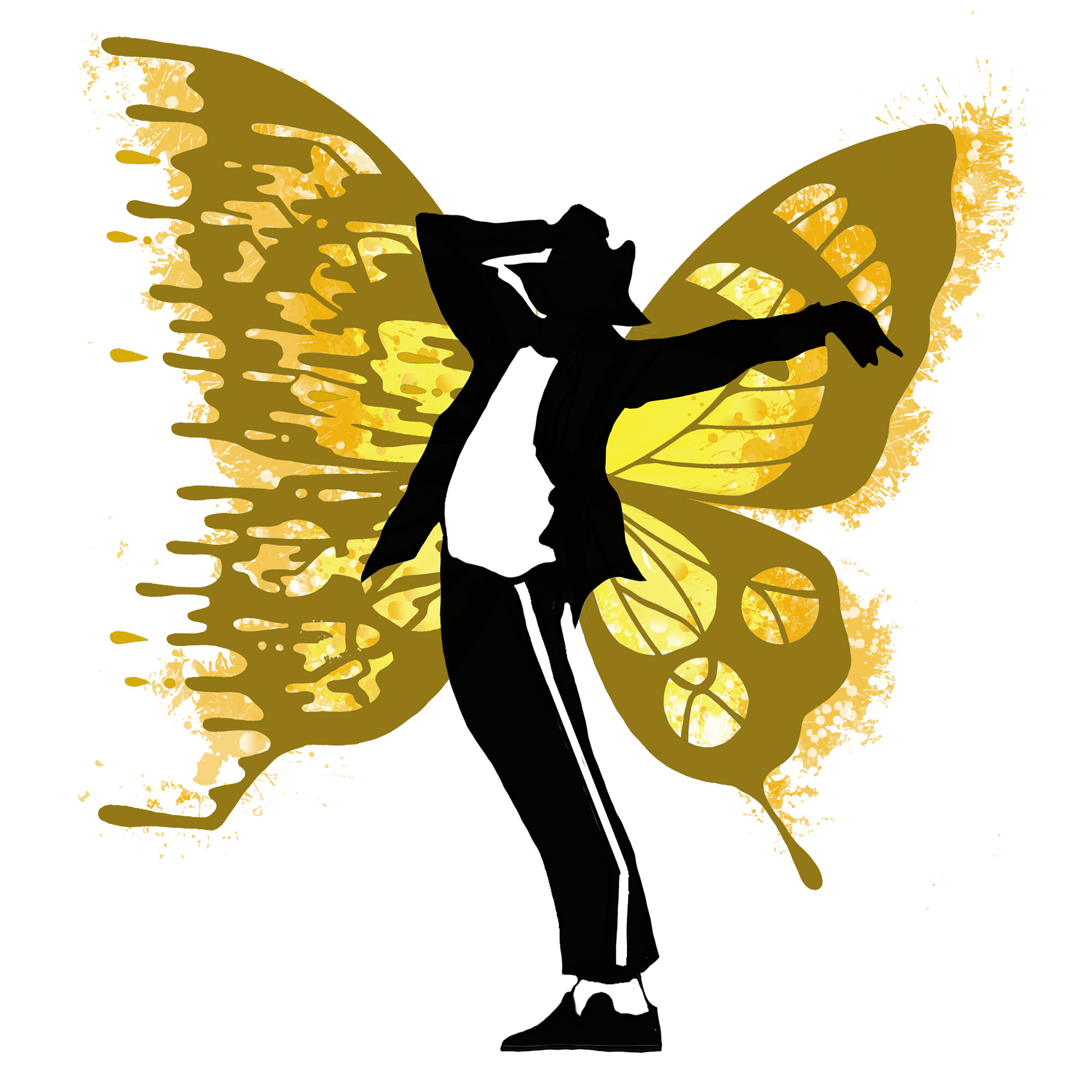 "King" Bipolar Butterfly Unframed Print