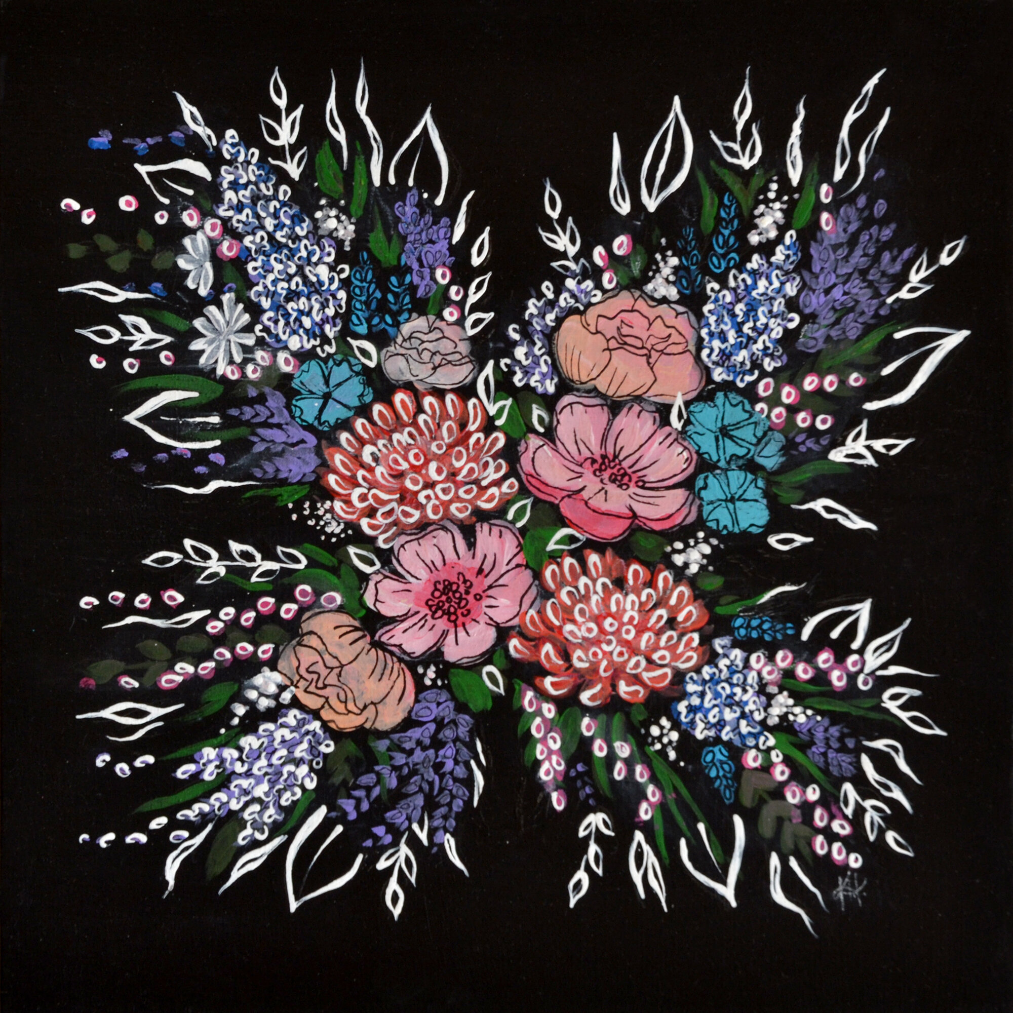 "Black Wood" Bipolar Butterfly Unframed Print