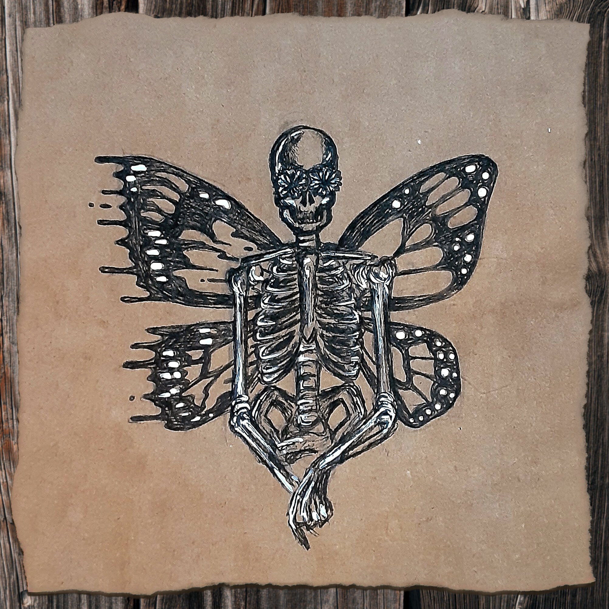 "RIP" Inktober 2020 Print- Framed or Unframed