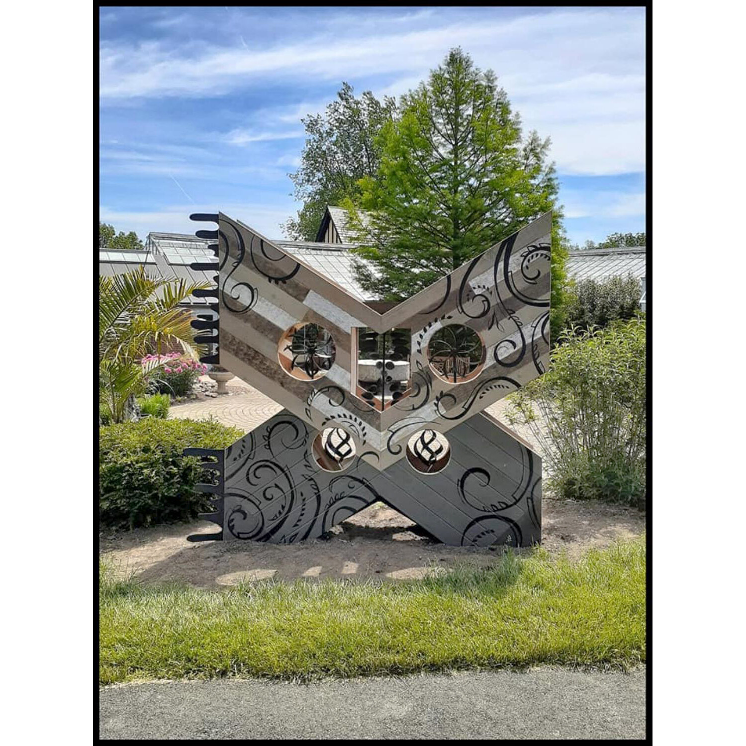 "Wood Wings Swirl" Unframed Print