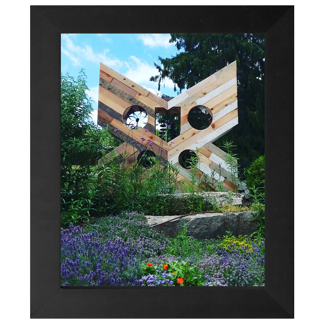 "Wood Wings" Framed Print- Black or White Frame