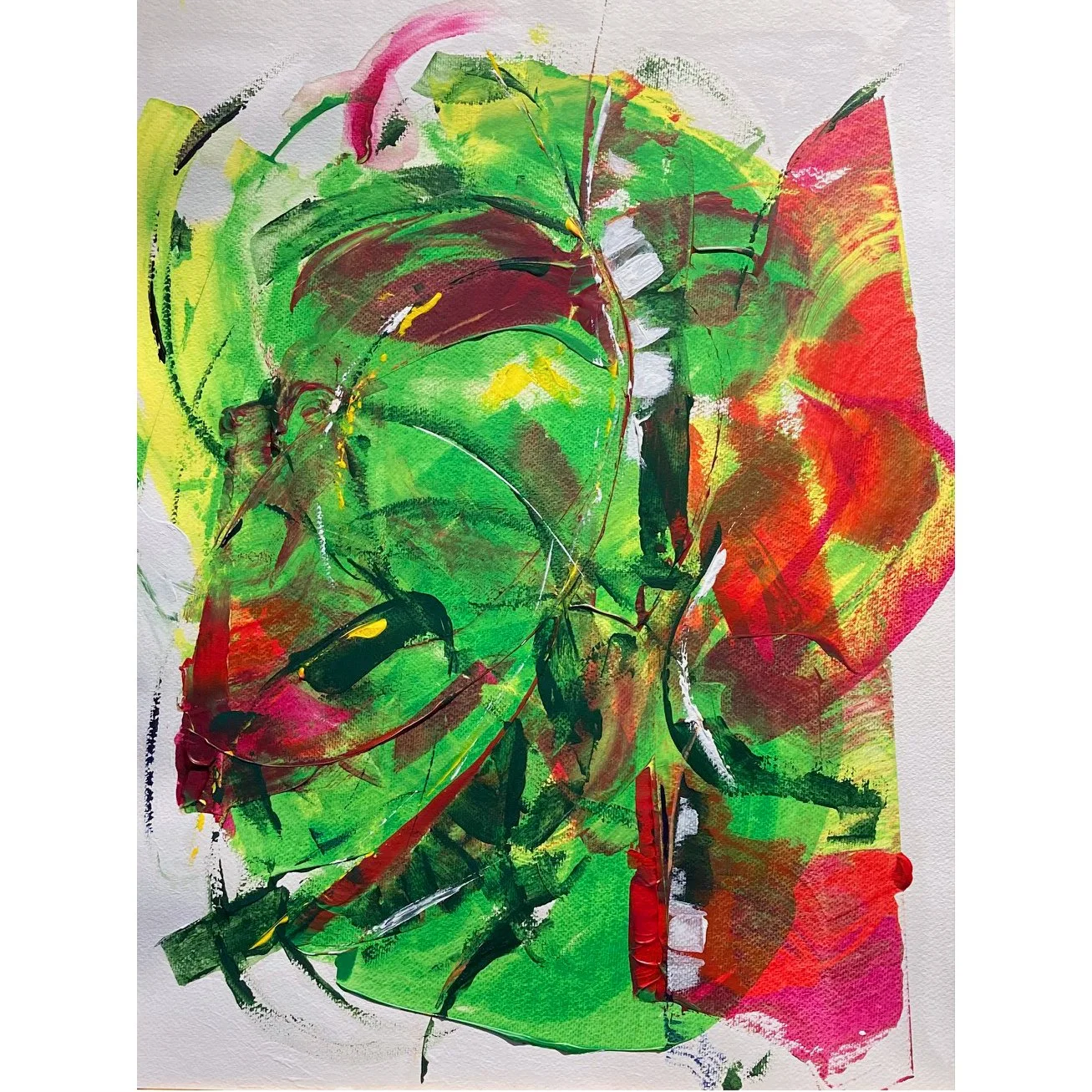 "Demo" Full Size Canvas Print of Painting by Keith Wisdom