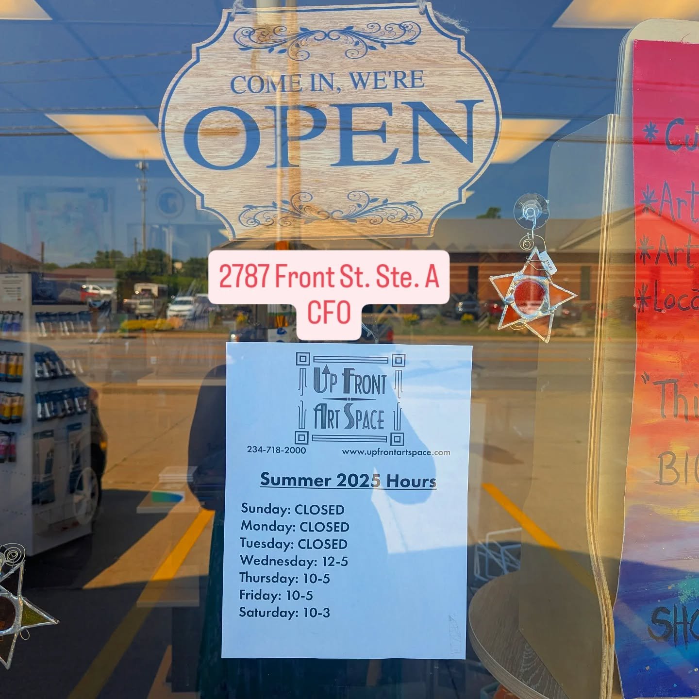 Come have your framing, restoration and local art needs met at our new location!! Same Great city Cuyahoga Falls!!