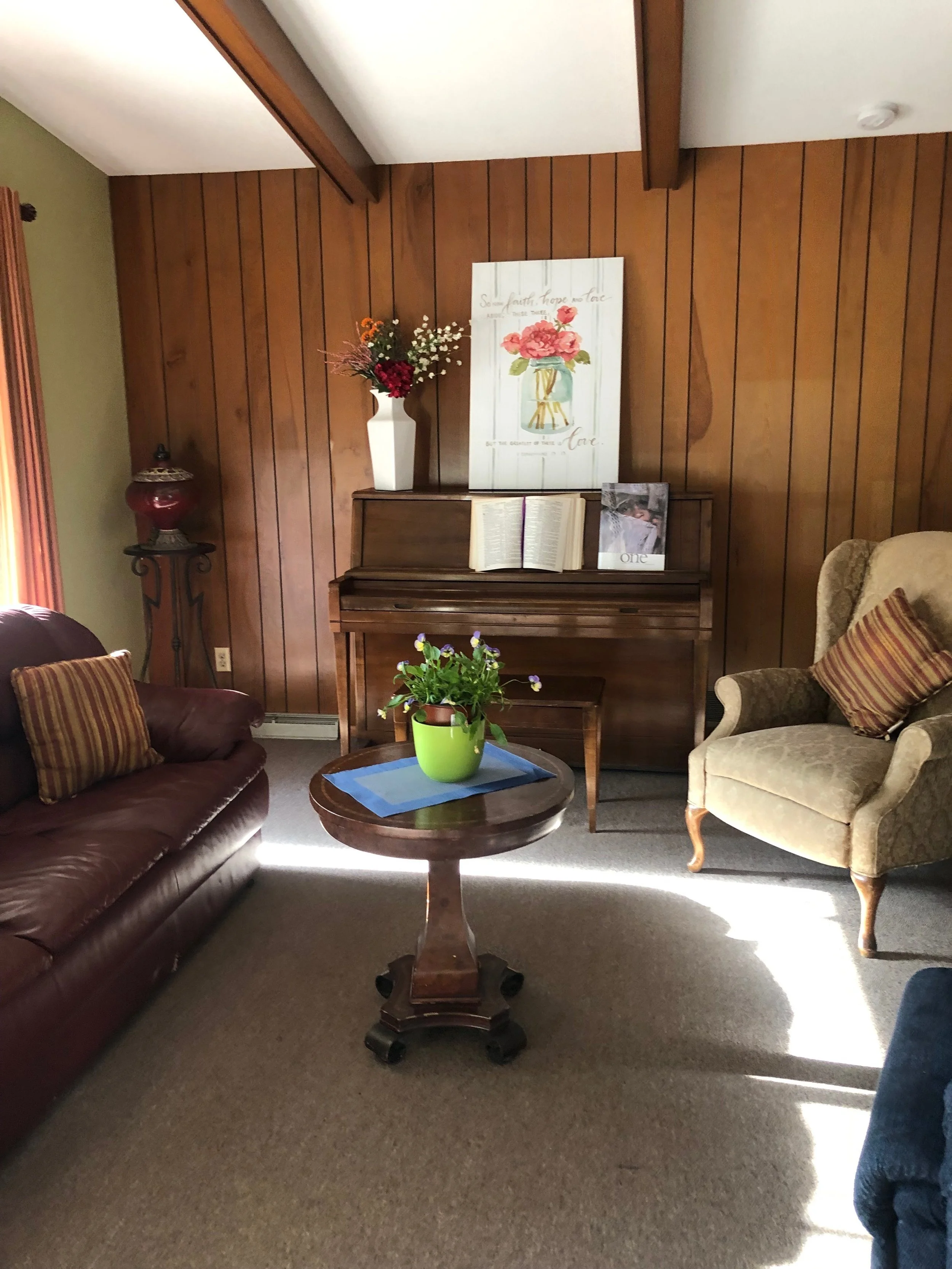 Living Room with Piano