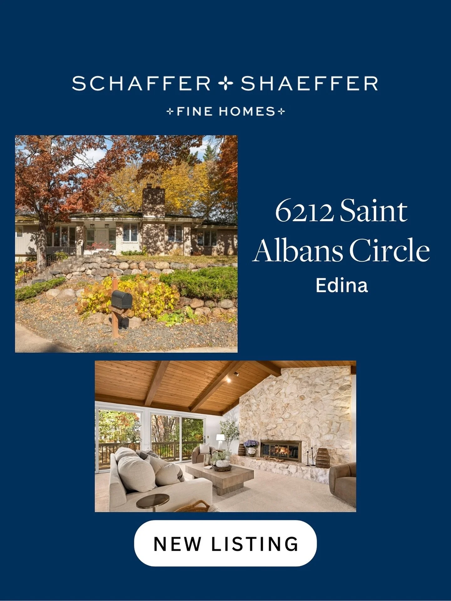 J U S T  L I S T E D ! 💫 
6212 Saint Albans Circle | Edina 
5 beds | 5 baths | 5,684 sqft | $1,200,000
Sprawling Indian Hills rambler on an elevated lot in a private cul-de-sac &mdash; walking distance to EHS, Valley View and Creek Valley! Gracious 