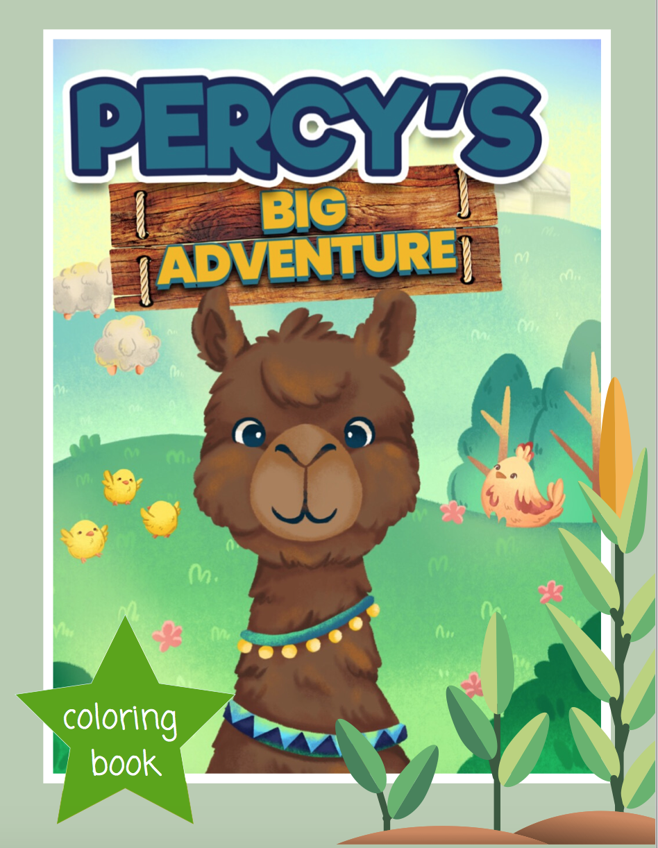Percy's Big Adventure Coloring Book PDF - Azure Farm