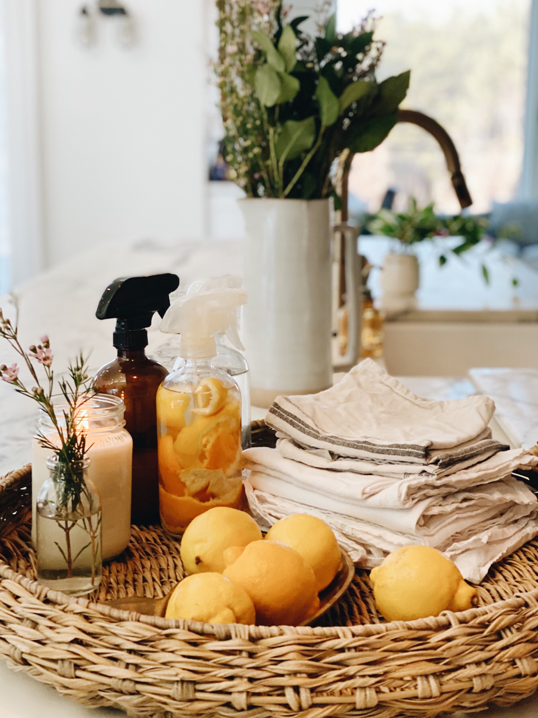 All-Natural DIY Bathroom Cleaner - The House & Homestead