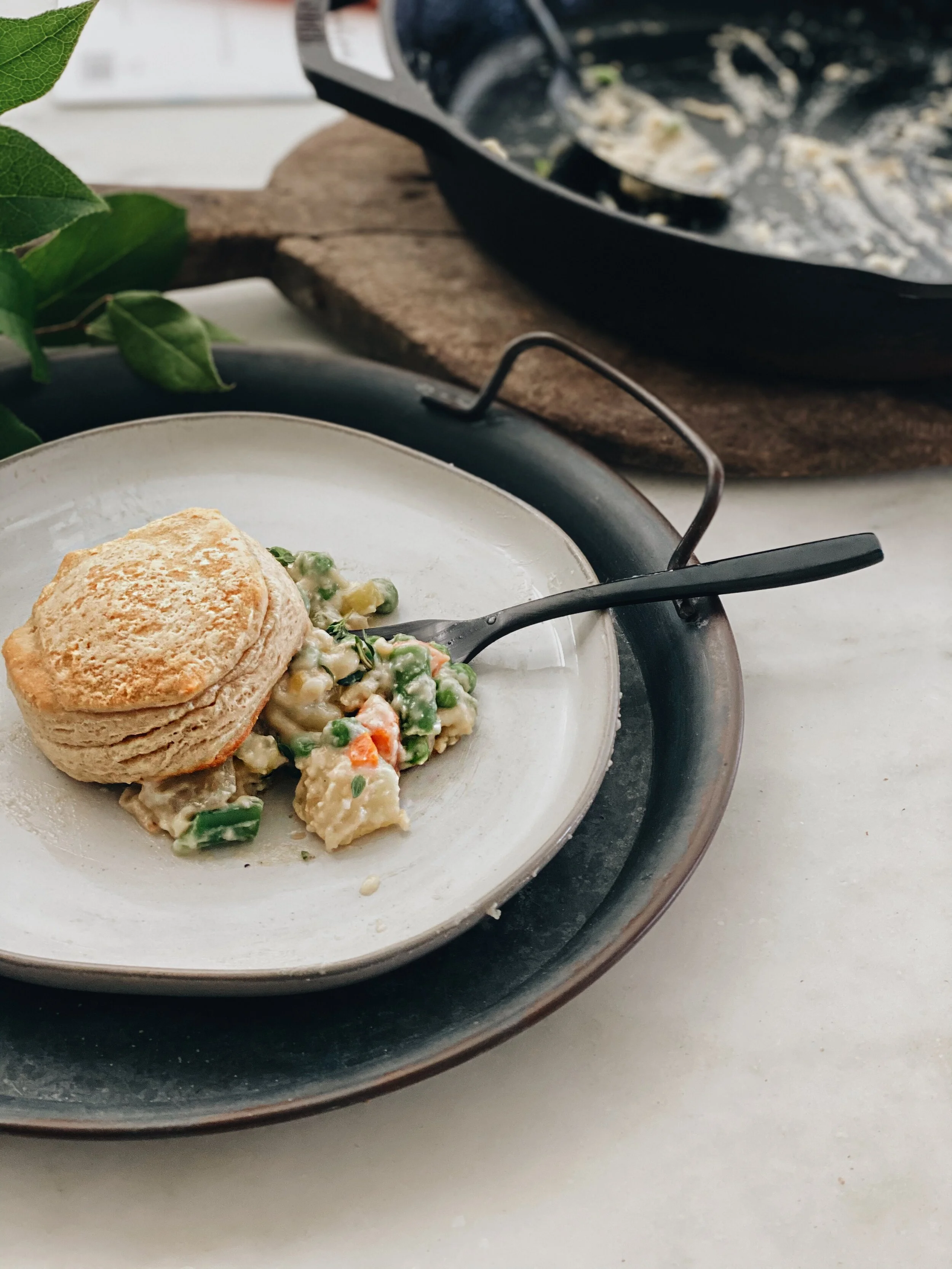 Vegetable Skillet Pot Pie