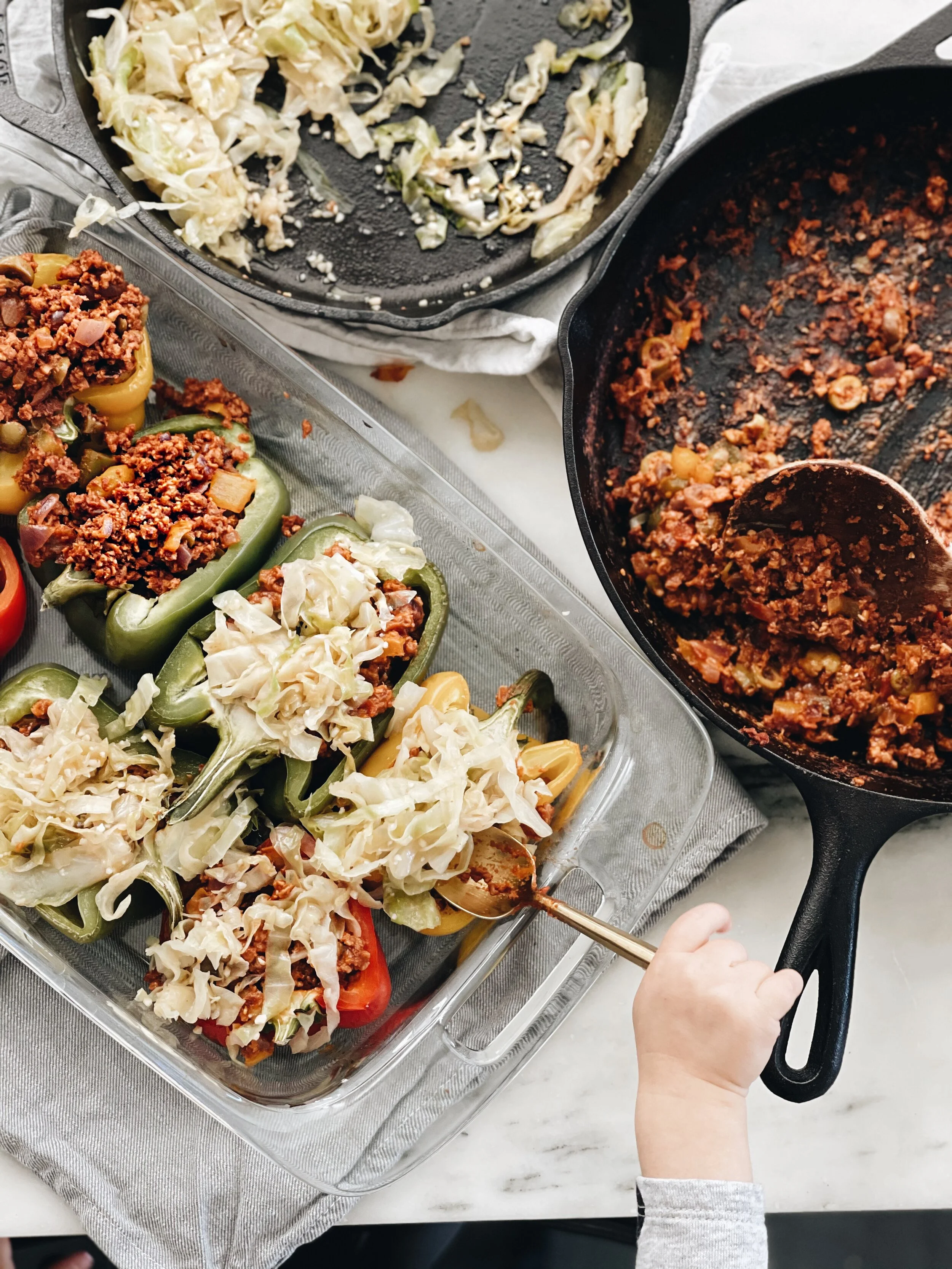 Garden Fresh Stuffed Bell Peppers 