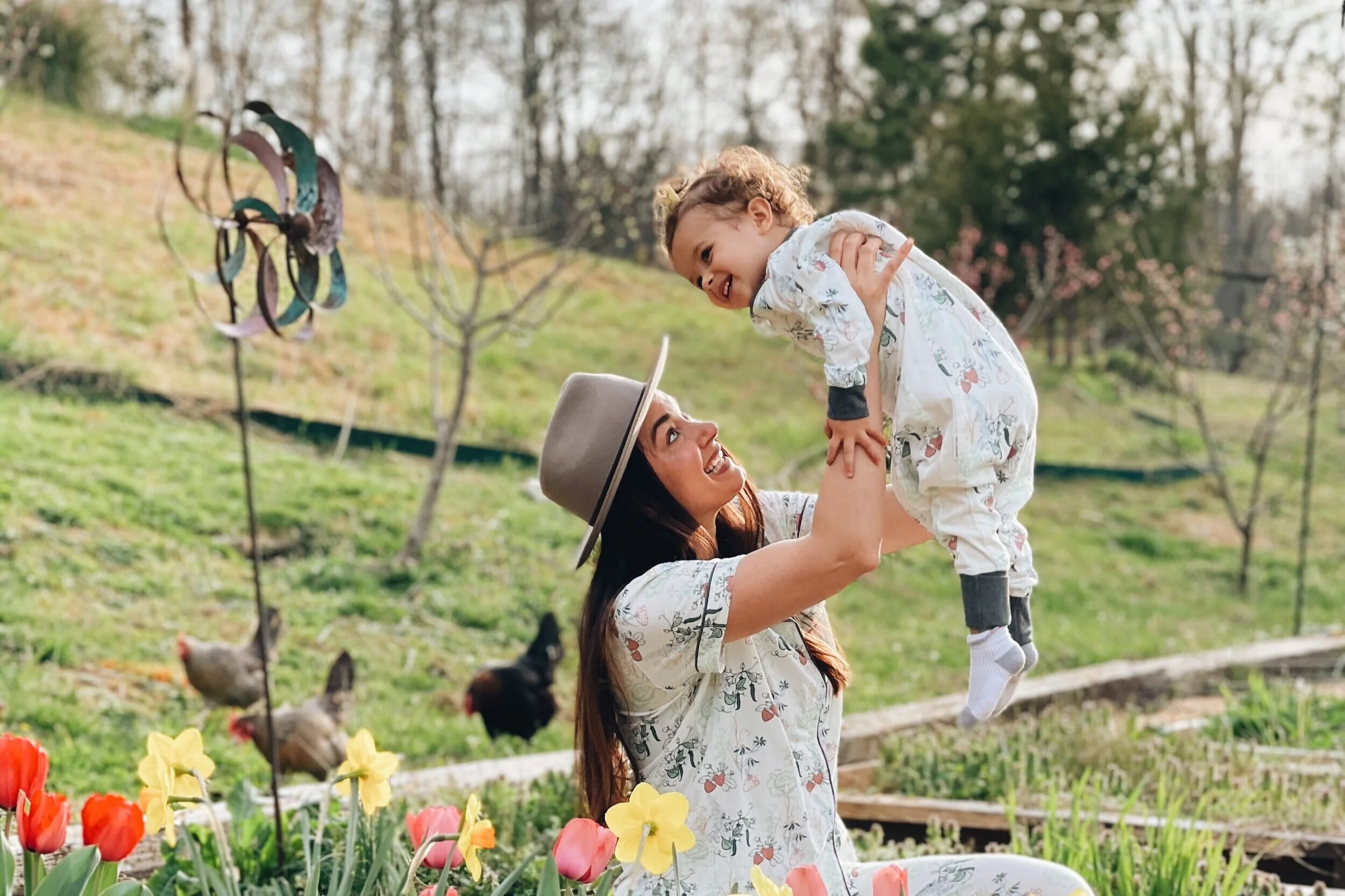 Spring around the farm and Nest Designs