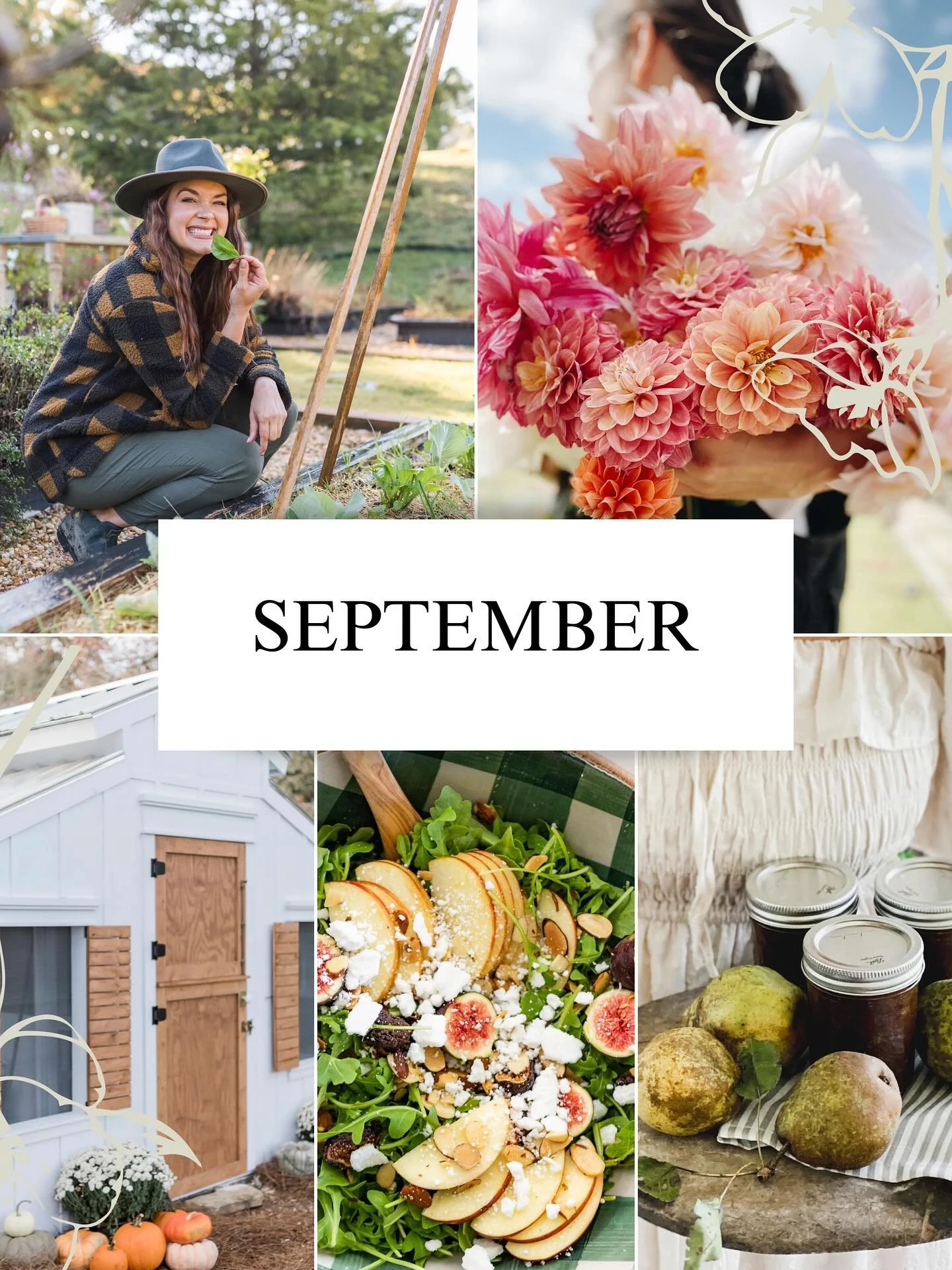 September is my favorite!! Comment &quot;September&quot; to get my monthly seasonal checklist, tips for planting leafy greens, my favorite fall salad, and more!! 

Swipe through to see what I'm up to this month! 

We still have some weeks left plus t