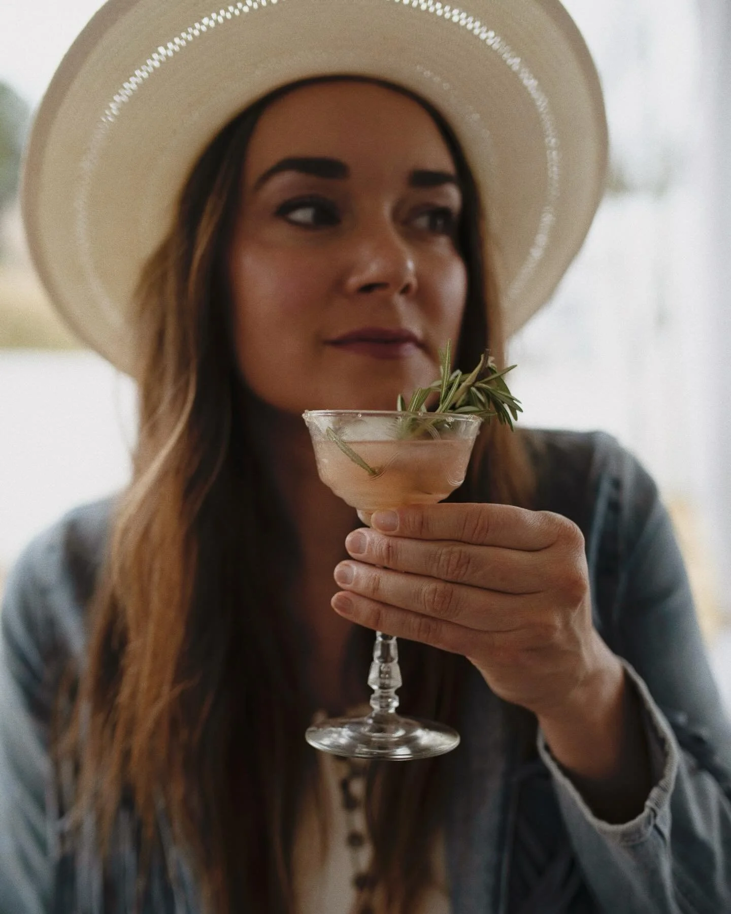 This rosemary honey syrup is something I make every January and keep on hand. 

It shows up in different ways , bright drinks during the day, calming ones at night.

I don&rsquo;t drink alcohol, not out of restriction, but out of care.
My energy is s