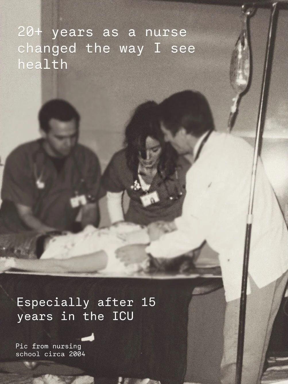 It&rsquo;s Nurses Week, and I&rsquo;ve found myself reflecting a lot lately.

I've been a nurse for over 20 years ( not practicing currently) and it has shaped the way I see health, the body, and what it truly means to care for people. 

After 15 yea