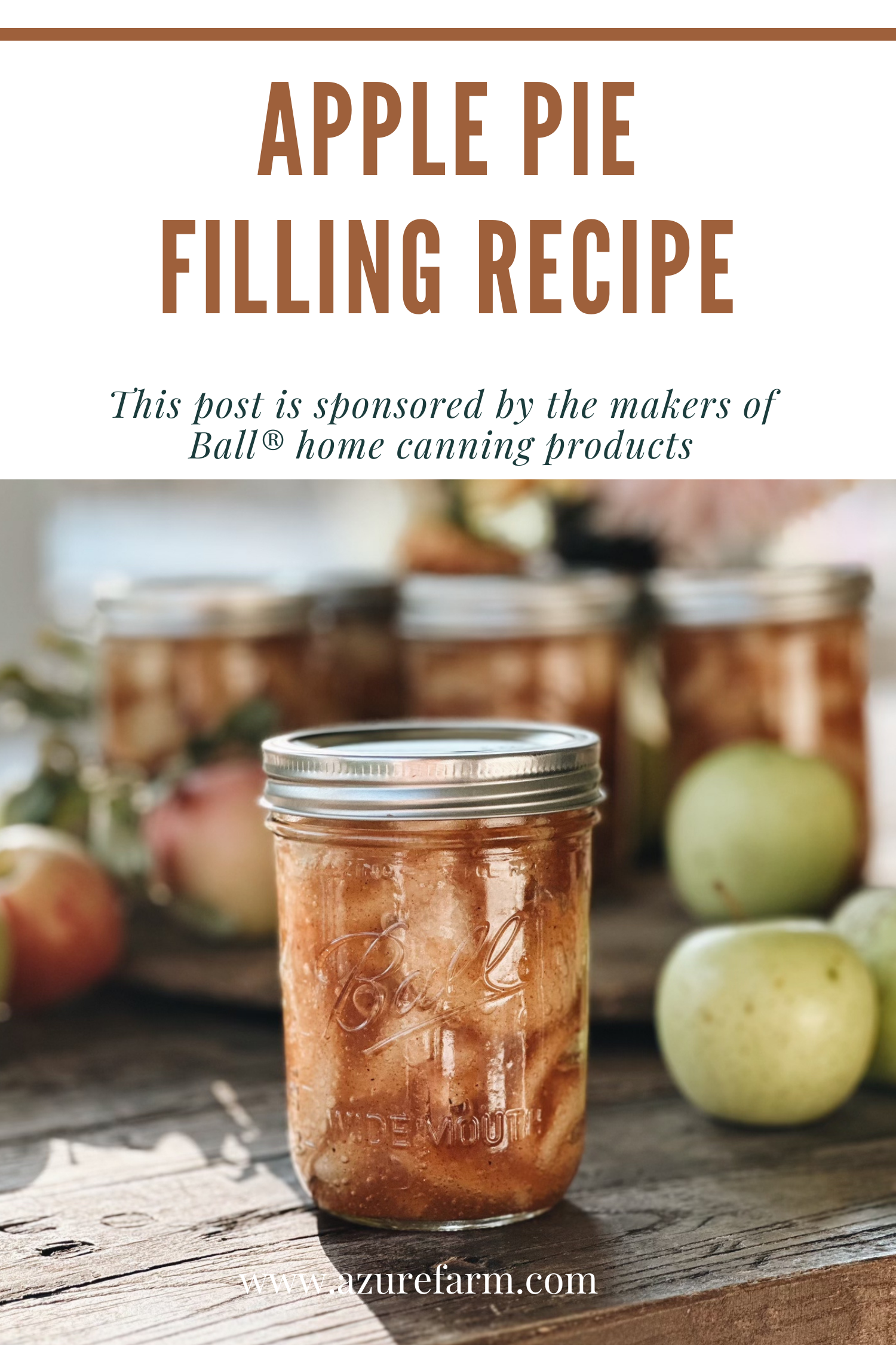 Making Delicious Apple Pie Filling With Ball® home canning