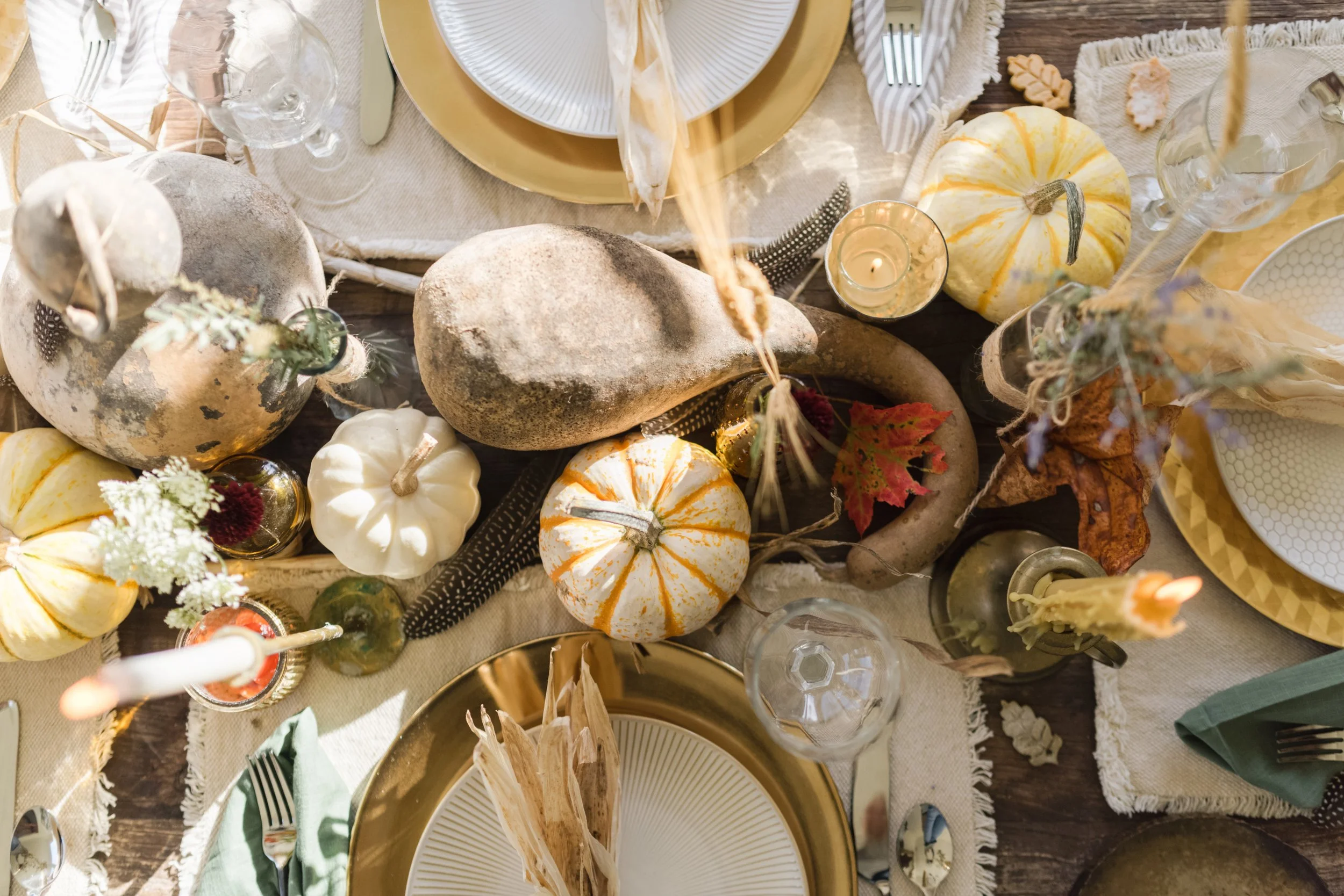 A Harvest-inspired Thanksgiving Tablescape