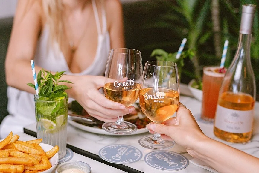 Rosé is our pick for the warmer months here at @corretto.deewhy open 7am daily serving right through ‘til 9pm. We can’t wait to welcome you #correttolovesdy