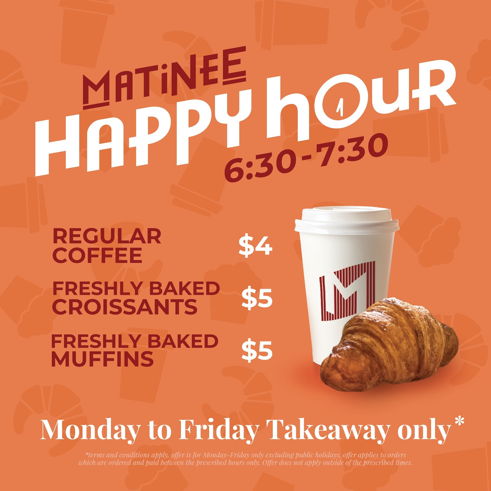 Feeling a little cash strapped after the long weekend? Launching our morning happy hour where coffee has returned for one hour only to 2010 prices. Select pastries also included. Coffee and breakfast for $10, see you bright and early tomorrow!!!! #ma