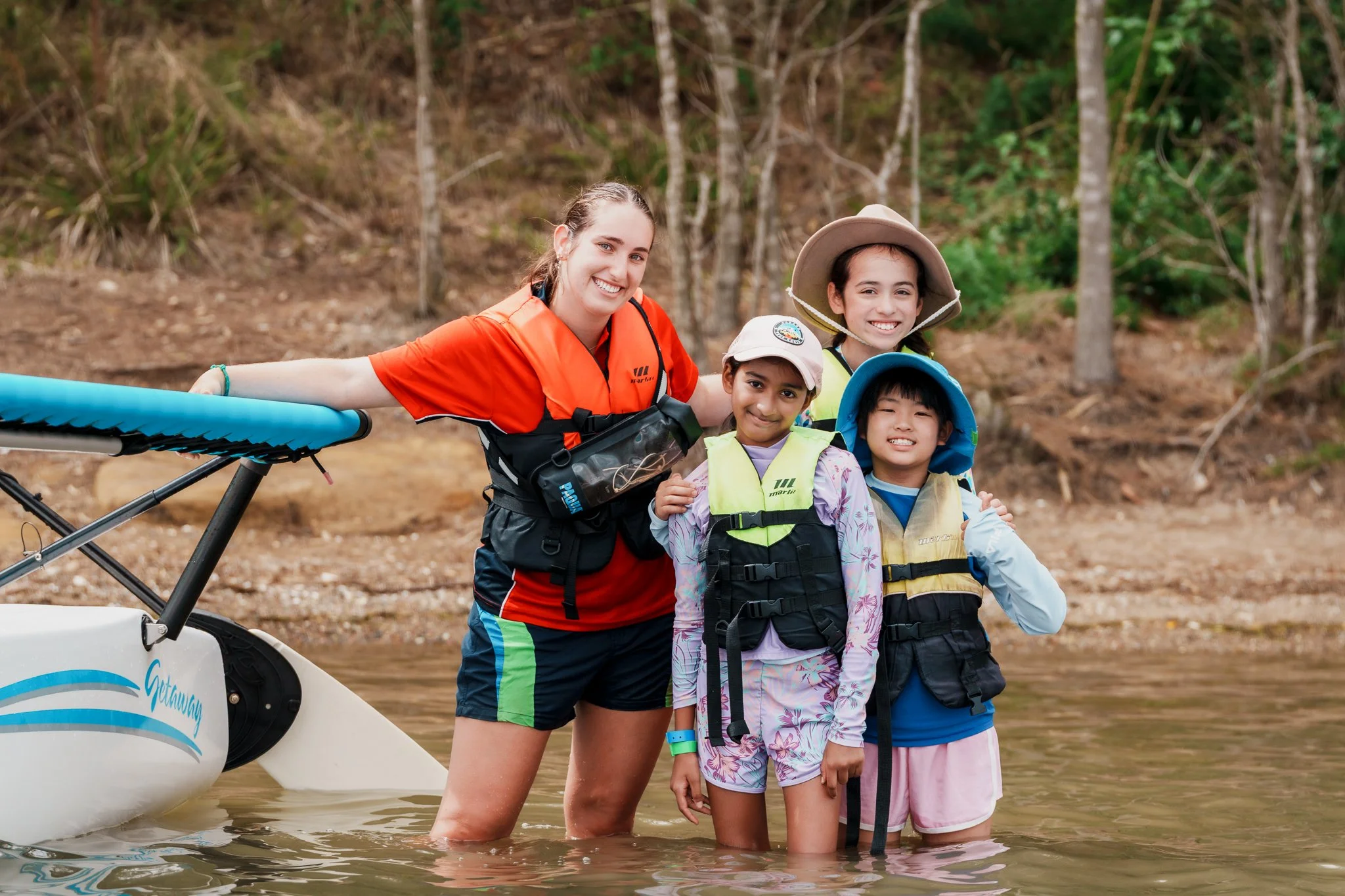 Out on a boat, up the climbing tower, or exploring the Bible in small groups... being on camp is pretty great!