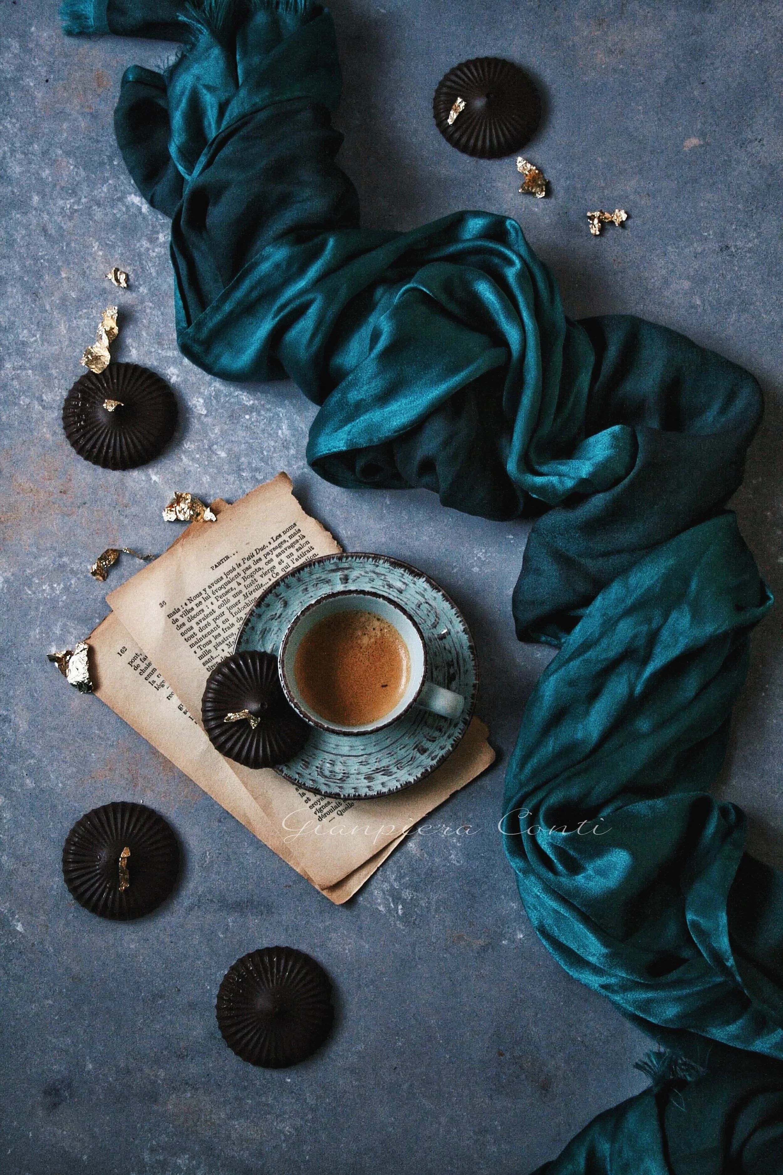 Coffee and chocolate styling