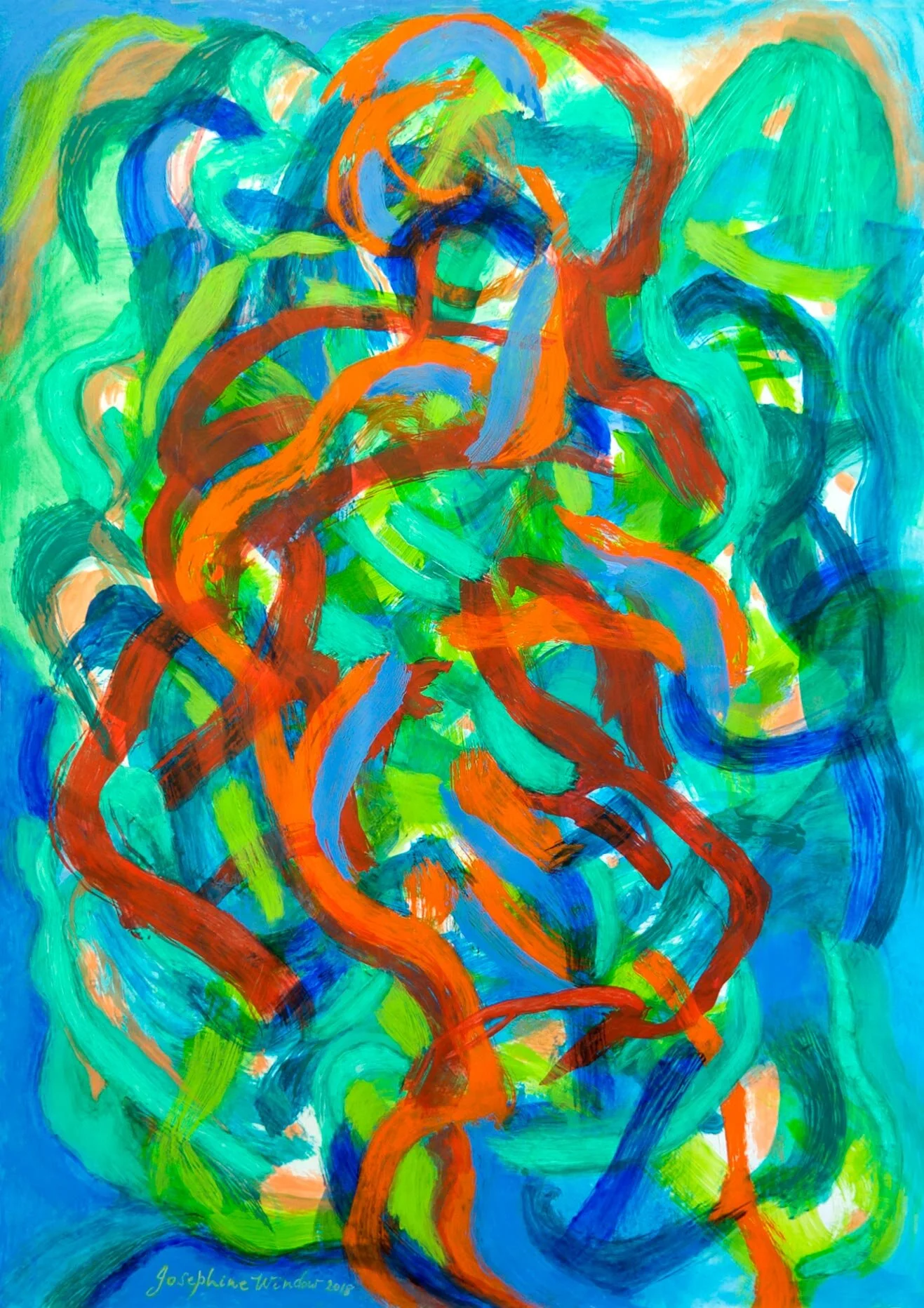 Josephine-Window-Rhythms-1-painting-abstract-acrylic-240GSM-cartridge-paper-artwork-full-view