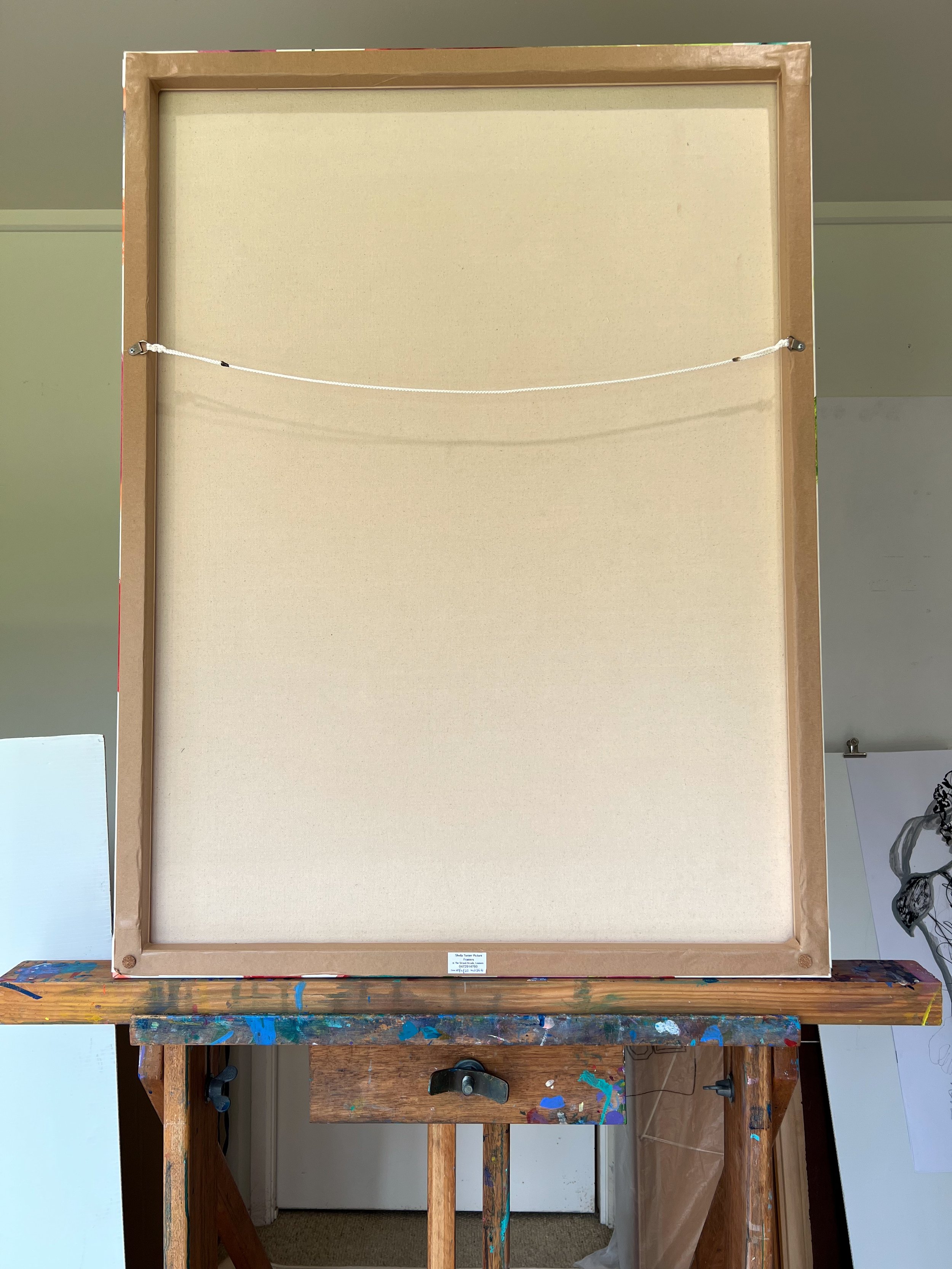 Josephine Window-Sudden-Flower-Dance-collection-abstract-painting-acrylic-back