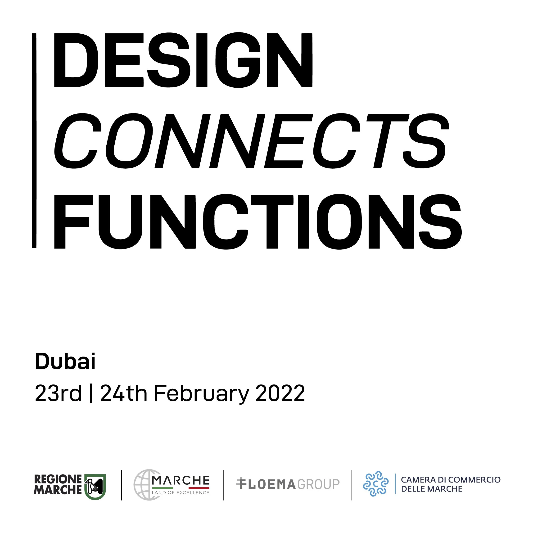 FLOEMA GROUP PRESENTA LA PRIMA EDIZIONE DI DESIGN CONNECTS FUNCTIONS ALL’INTERNO DEL PROGRAMMA DELLA SETTIMANA DELLE MARCHE