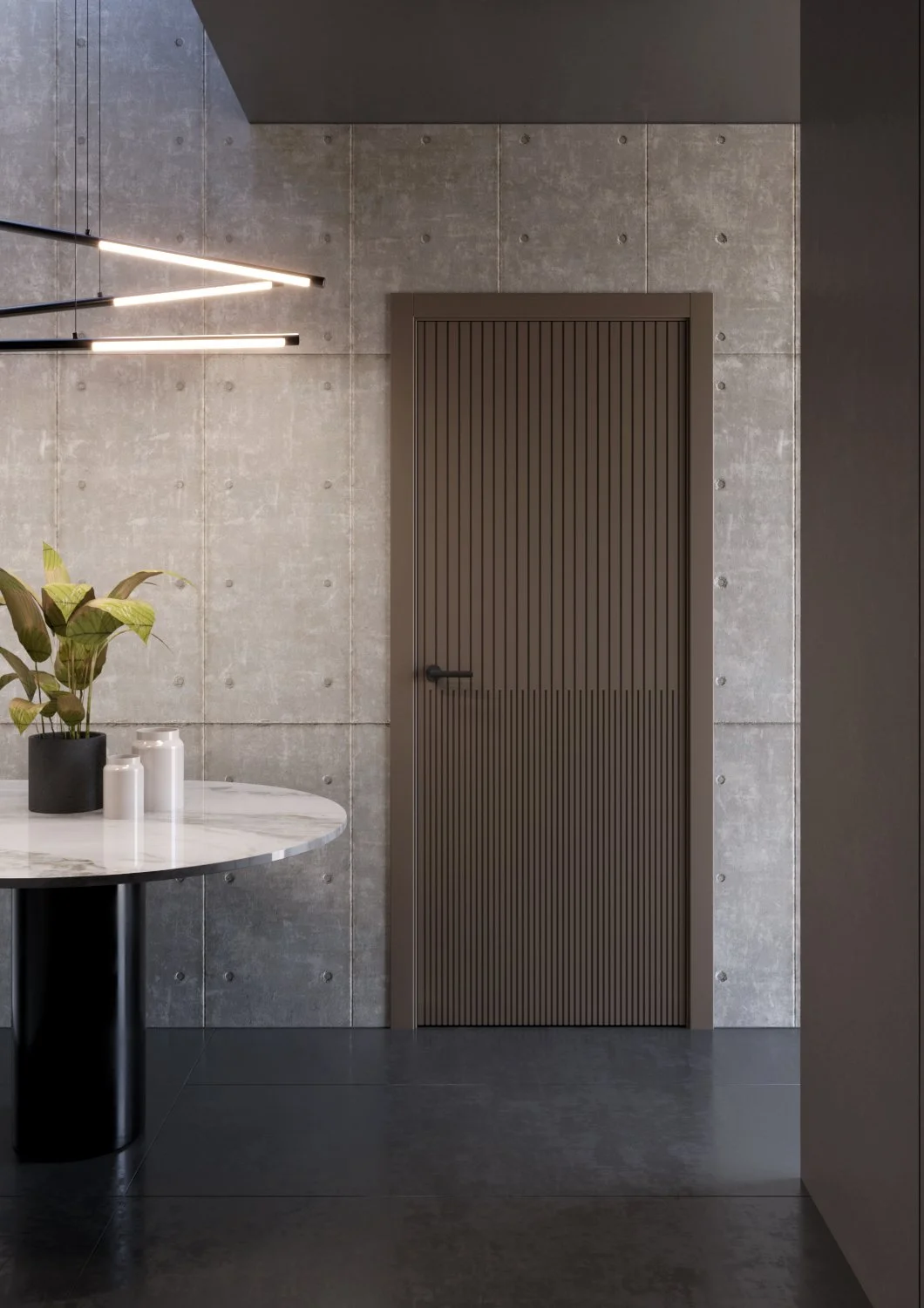 Floema Line grooved door