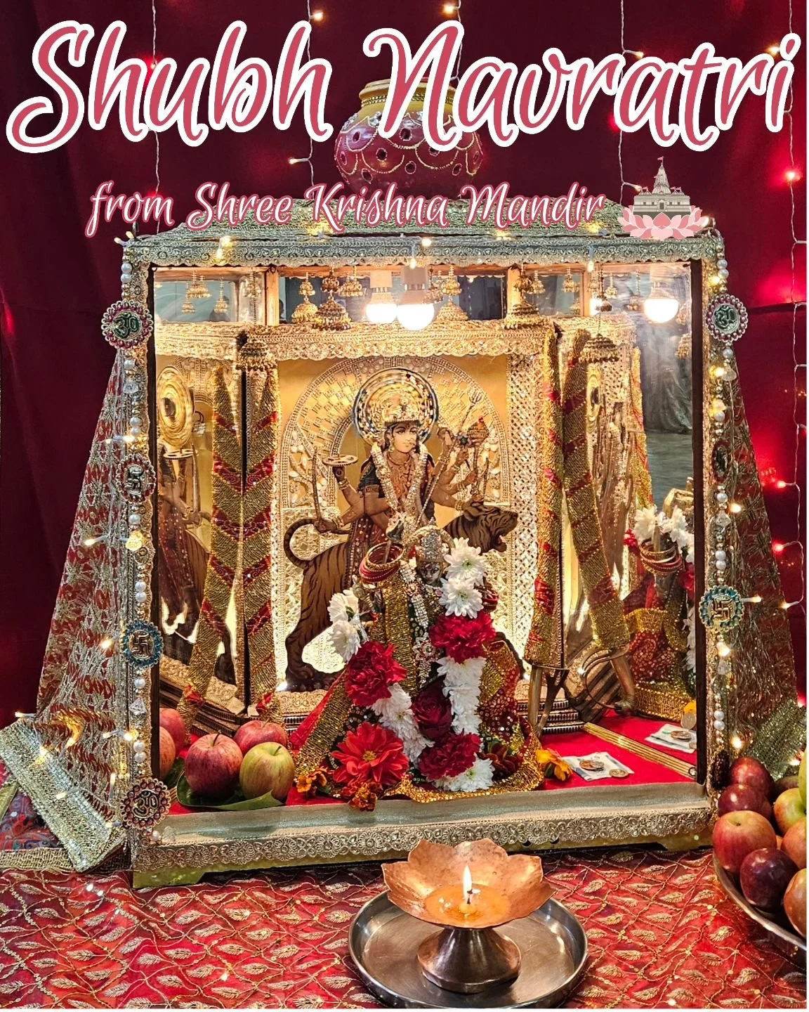 Shubh Navratri! 🥳💃🏽 

#ShreeKrishnaMandir #JaiShreeKrishna #TheUKsFirstPanchayatanMandir #Hindu #BritishHindu #SanatanDharma #Mandir #Temple #Religion #Panchayatan #Dharma #Parivar #Radha #Krishna #Ganesh #Surya #Amba #Shiva #Hanuman #WestBromwich