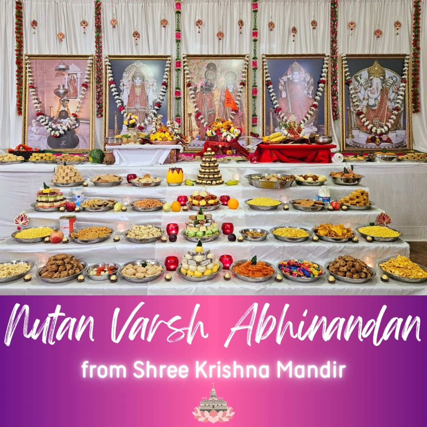 🙏🏽 Nutan Varsh Abhinandan from Shree Krishna Mandir 🥳

#ShreeKrishnaMandir #JaiShreeKrishna #TheUKsFirstPanchayatanMandir #Hindu #BritishHindu #SanatanDharma #Traditional #Mandir #Temple #Religion #Panchayatan #Radha #Krishna #Ganesh #Surya #Amba 