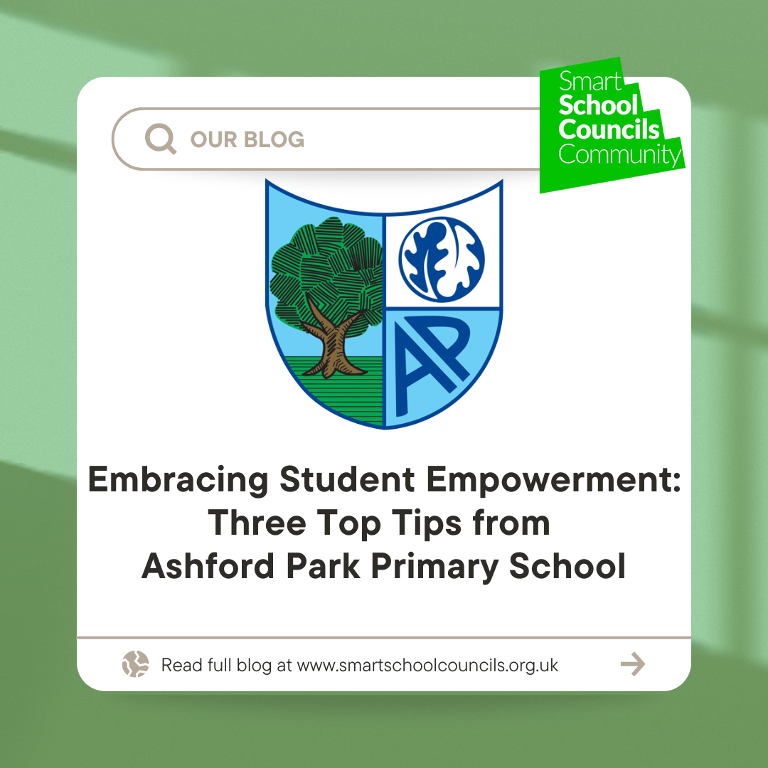 Embracing Student Empowerment: Three Top Tips from Ashford Park Primary School