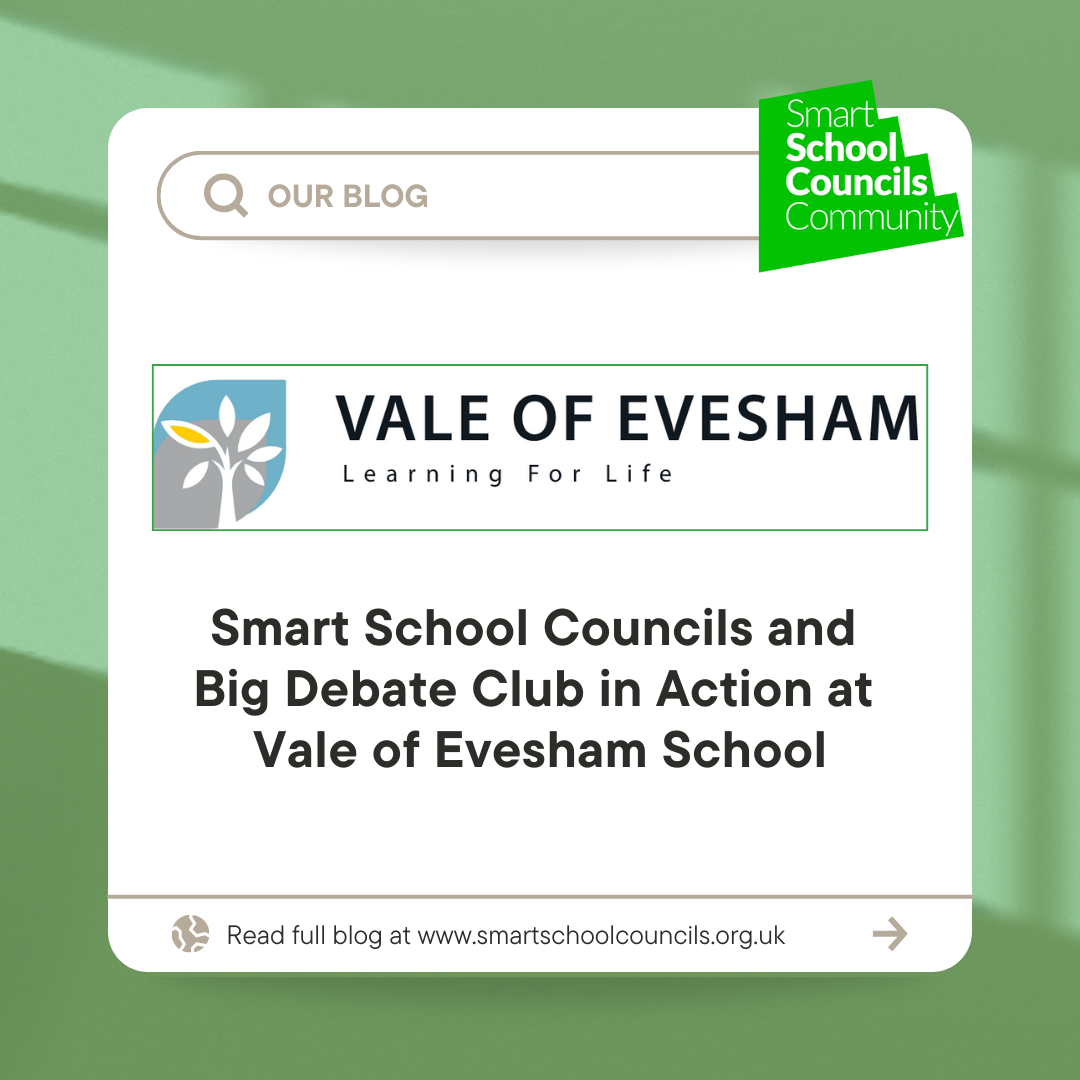 Smart School Councils and Big Debate Club in Action at Vale of Evesham