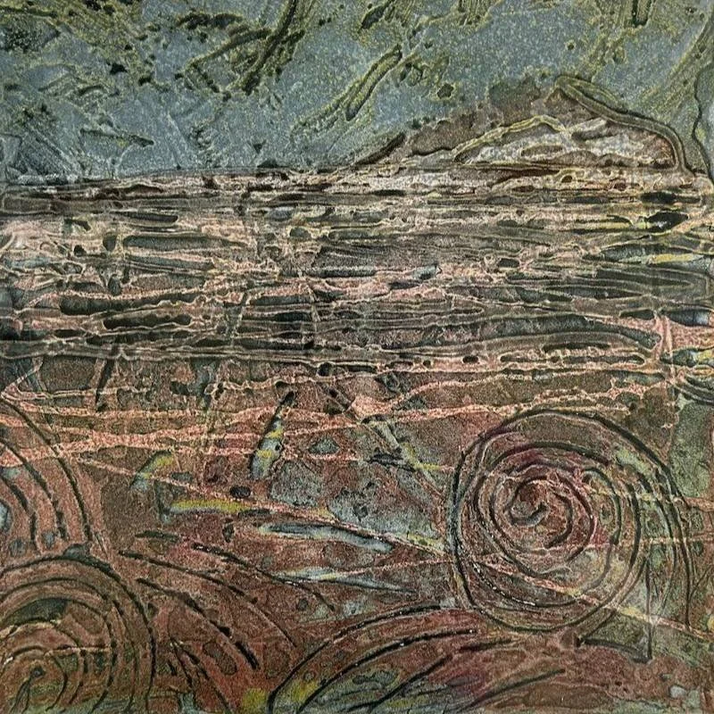 If The Stones Could Talk | Medium: Collagraph