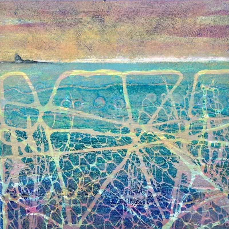 St. Oswald's Legacy VIII | Medium: Monotype/Collagraph