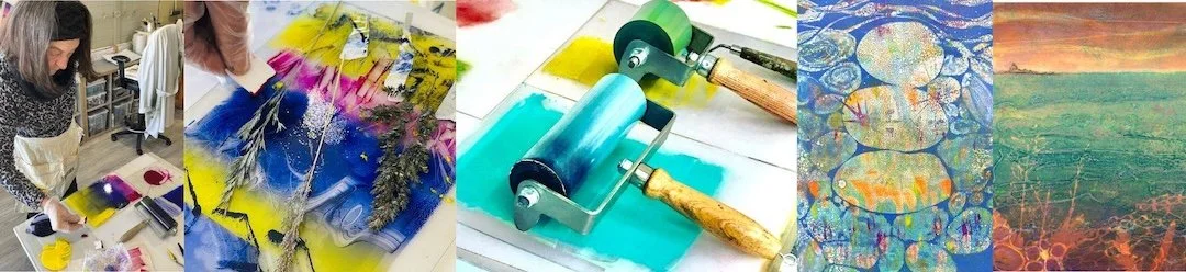 A collage of workshop photos