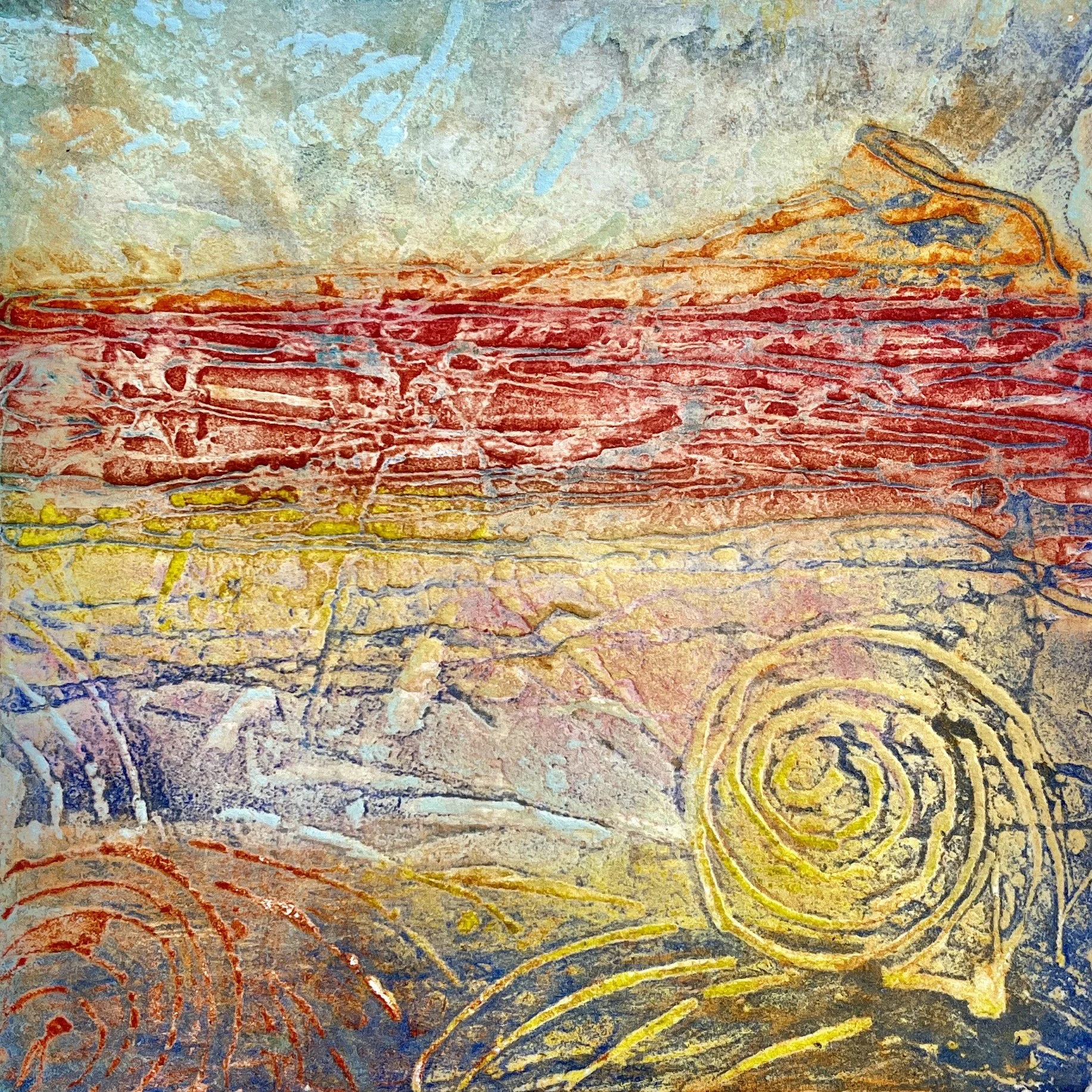 If the Stones Could Talk | Scottish Collagraph Art Print