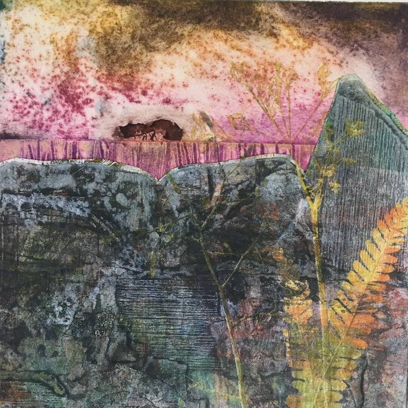 Copse Over The Wall II | Landscape Fine Art Print - Northumberland