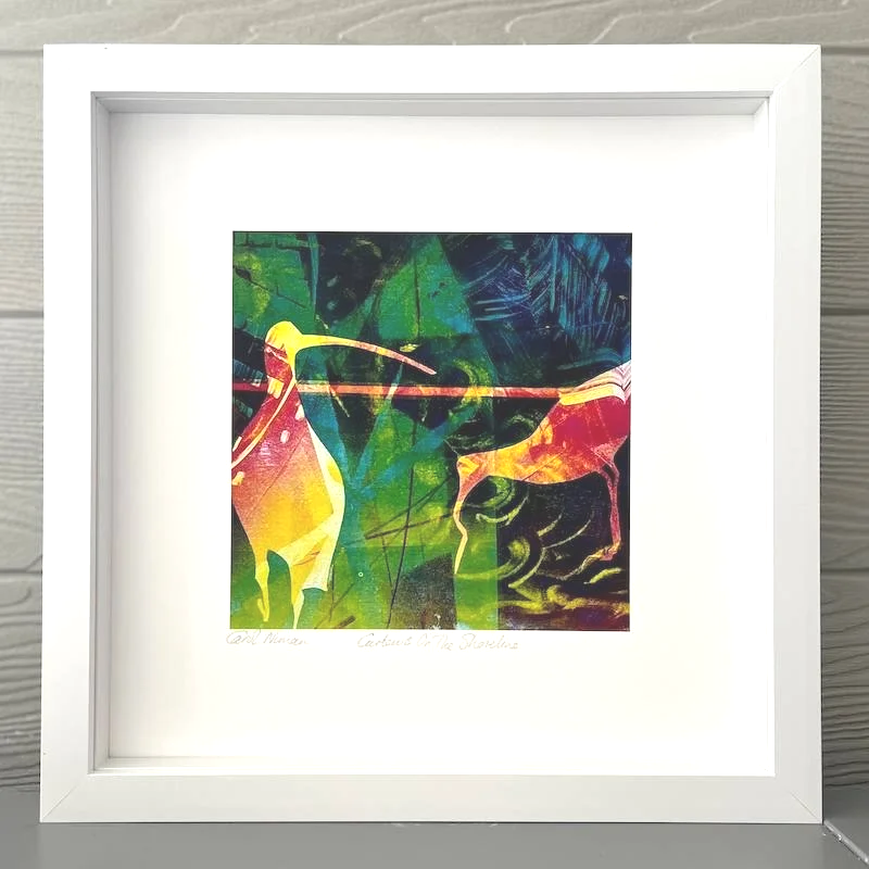 **NEW ** Scottish Affordable Art Print | Curlews On The Shoreline