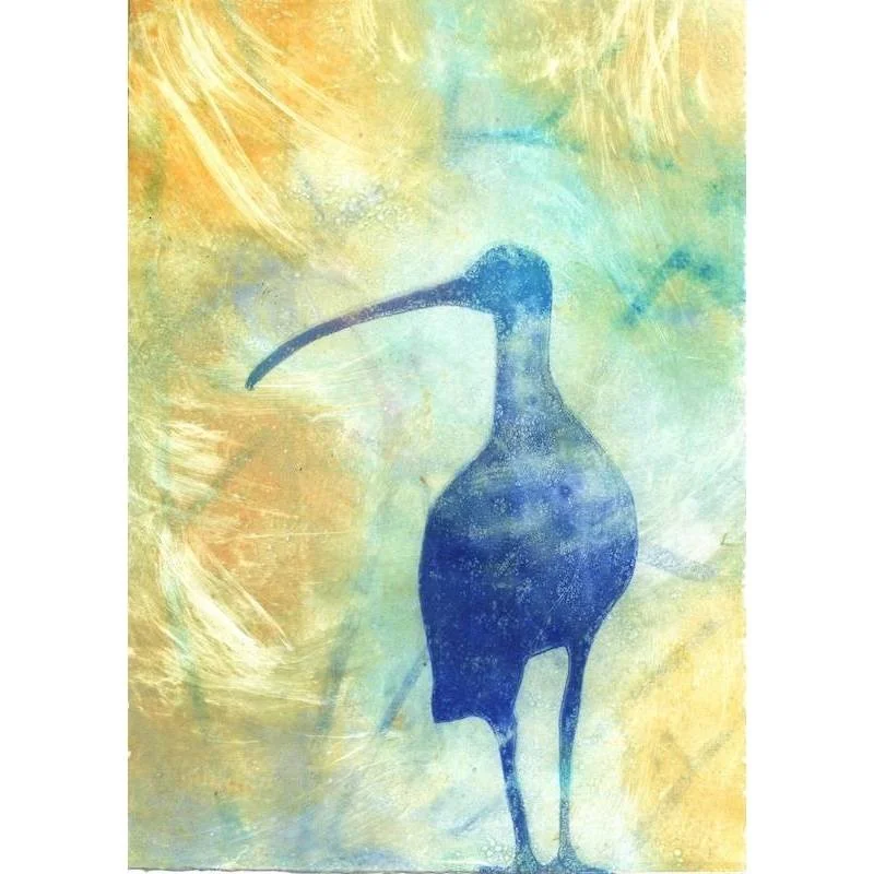 Rockpool At The Edge II | Monotype Wildlife Art Print
