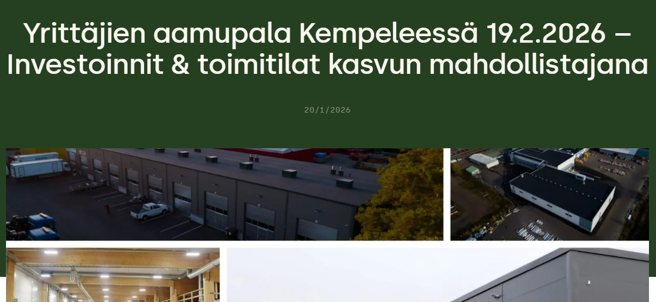 Tekova tiedottaa: Yrittäjien aamupala