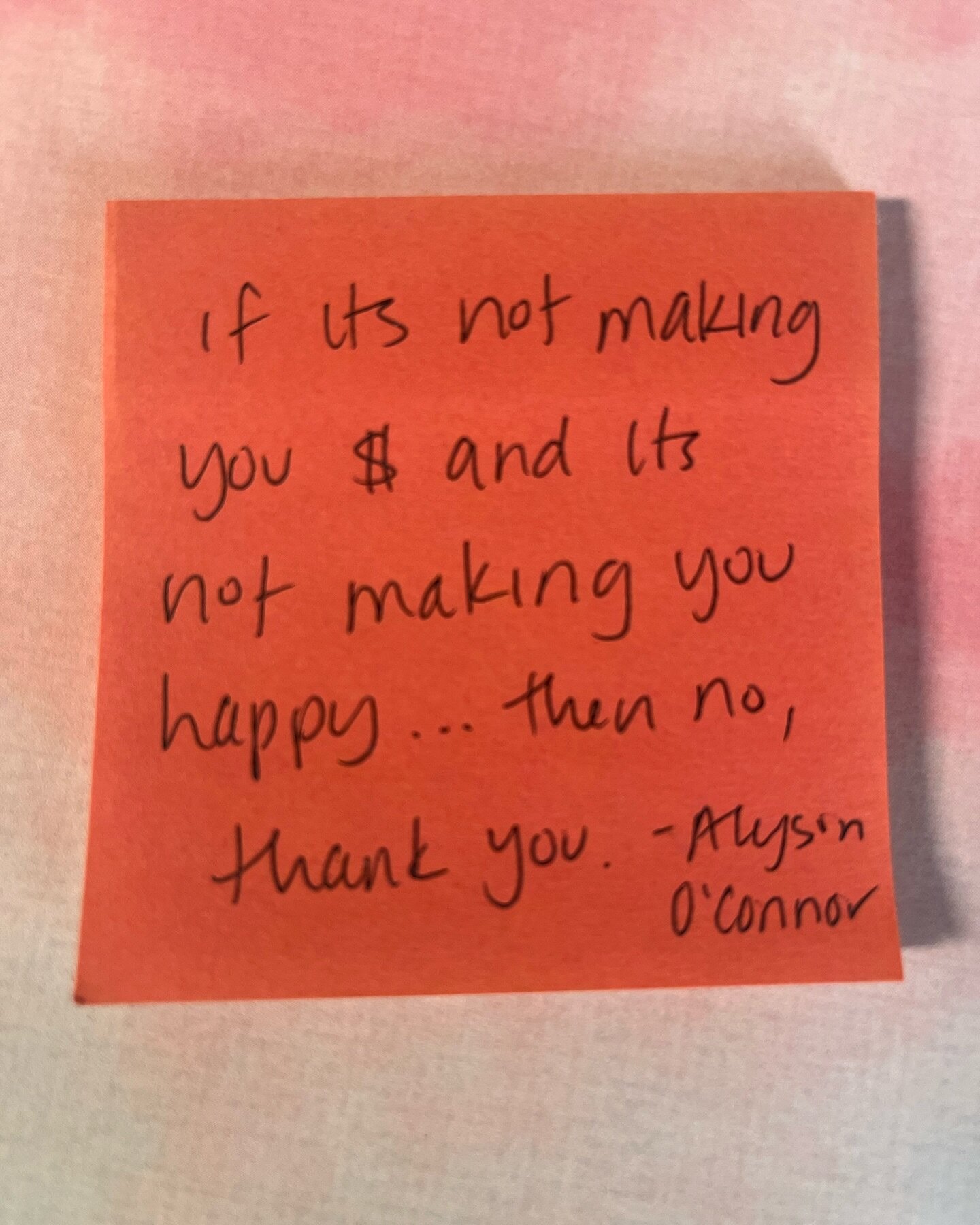 A friendly Friday reminder from @rustbeltlove. 

You set the rules for your business, friends. If it&rsquo;s not making you money or bringing you happiness&hellip; let it go!