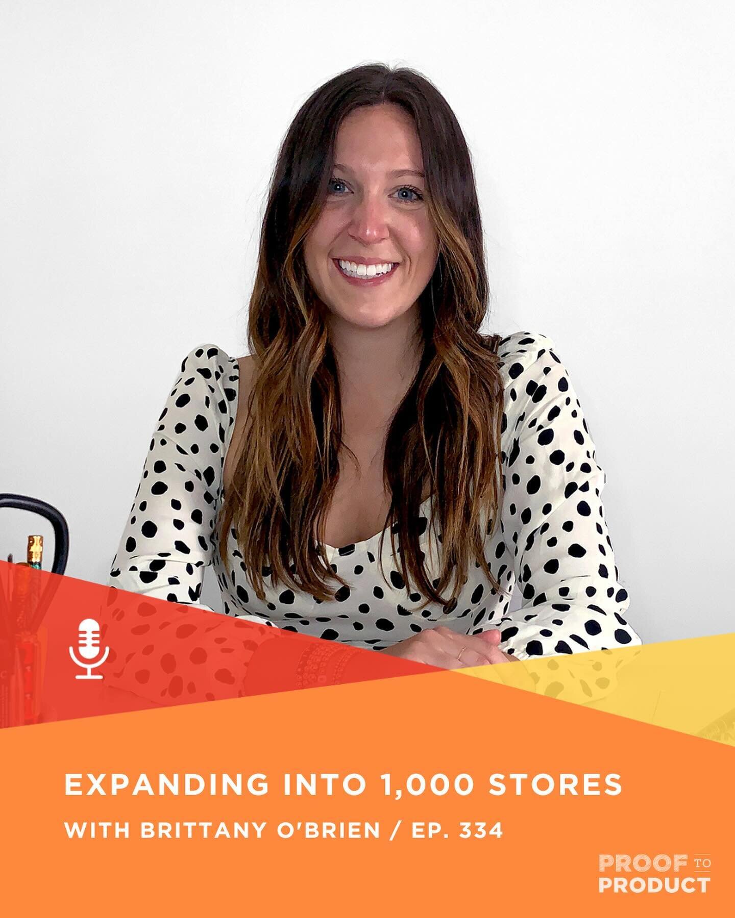The last time Brittany O&rsquo;Brien was on the podcast was back in 2022, and we were talking about how she scaled @brittanypaigedesigns to 500 wholesale accounts. 👏🏼👏🏼

Earlier this year, Brittany crossed a new milestone. Her products are now so