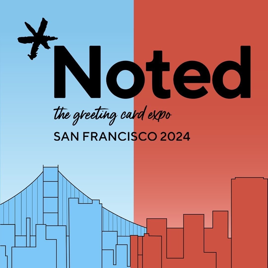 I'm heading to San Francisco next week for *Noted + *Gifted a wholesale show by the gift and stationery community for the gift and stationery community hosted by @usagca!

Several of our PTP community members will be there exhibiting and I can't wait