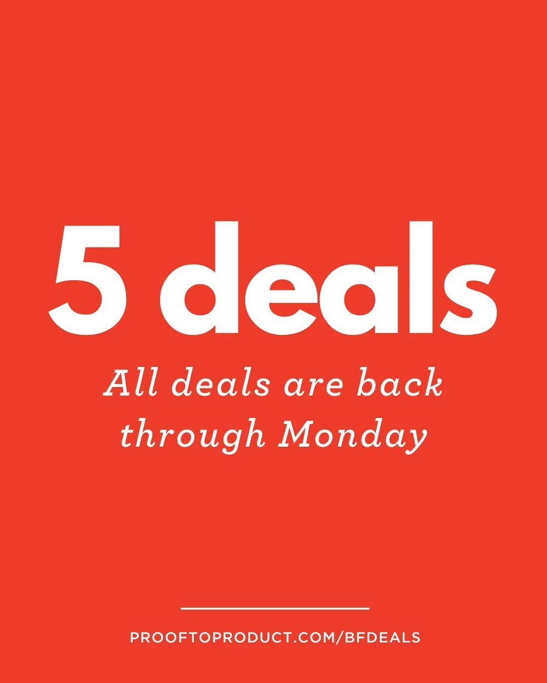 Just a quick note &mdash; all 5 Black Friday deals are still open through Monday at 11:59pm Pacific.

If last week was chaotic (same here), this is your chance to slow down, take a breath, and grab the offers that will make your business stronger in 