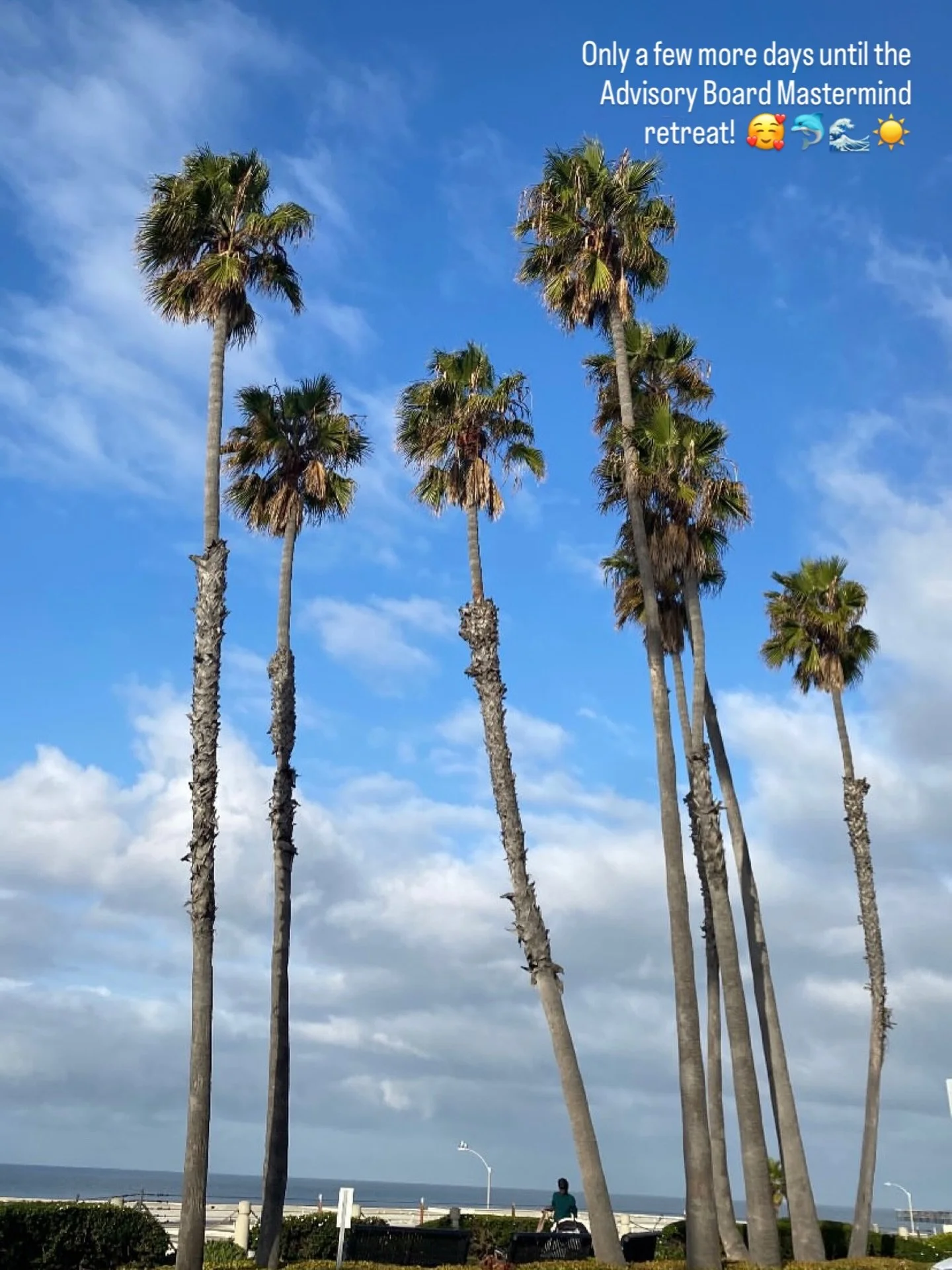 Twice a year I take my 1-1 clients in my mastermind to Southern California to connect and work.

I rent a big house (sometimes two!), everyone gets their own room &amp; bathroom and we spend two days working on their businesses rather than in the day