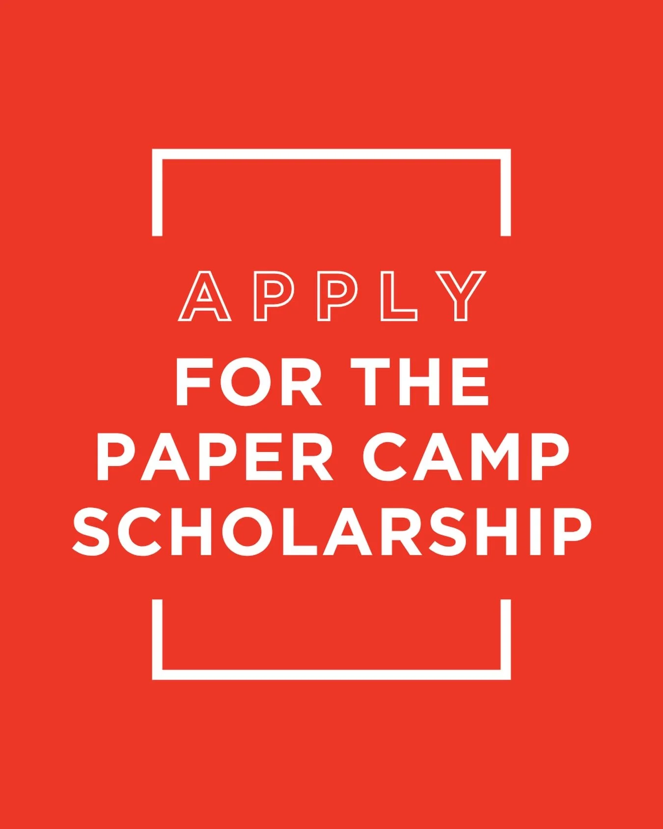 🚨Time to lock in! Paper Camp scholarship applications are now being accepted through Friday, August 7th!

One talented product seller will win a free ticket to round 48 of Paper Camp (value $1999) starting August 31st!

In your application tell us w