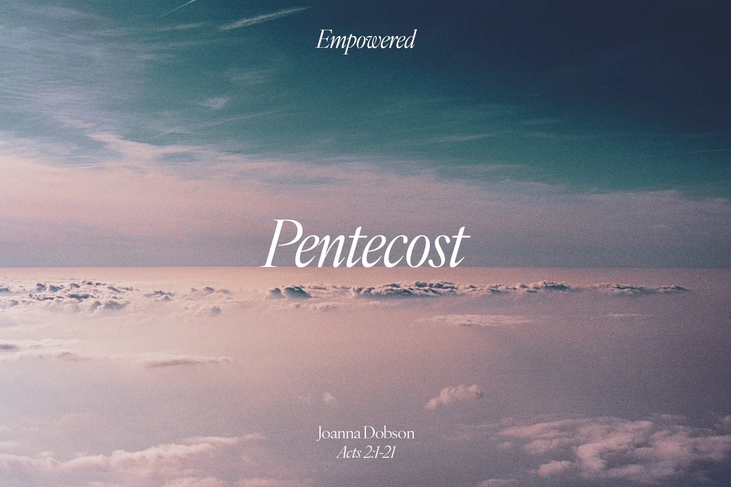 Sunday 28 May 2023: Joanna Dobson - Pentecost (Acts 2:1-21) episode artwork