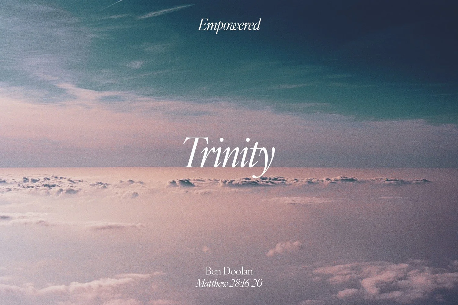 Sunday 4 June 2023: Ben Doolan - Trinity (Matthew 28:16-20) episode artwork