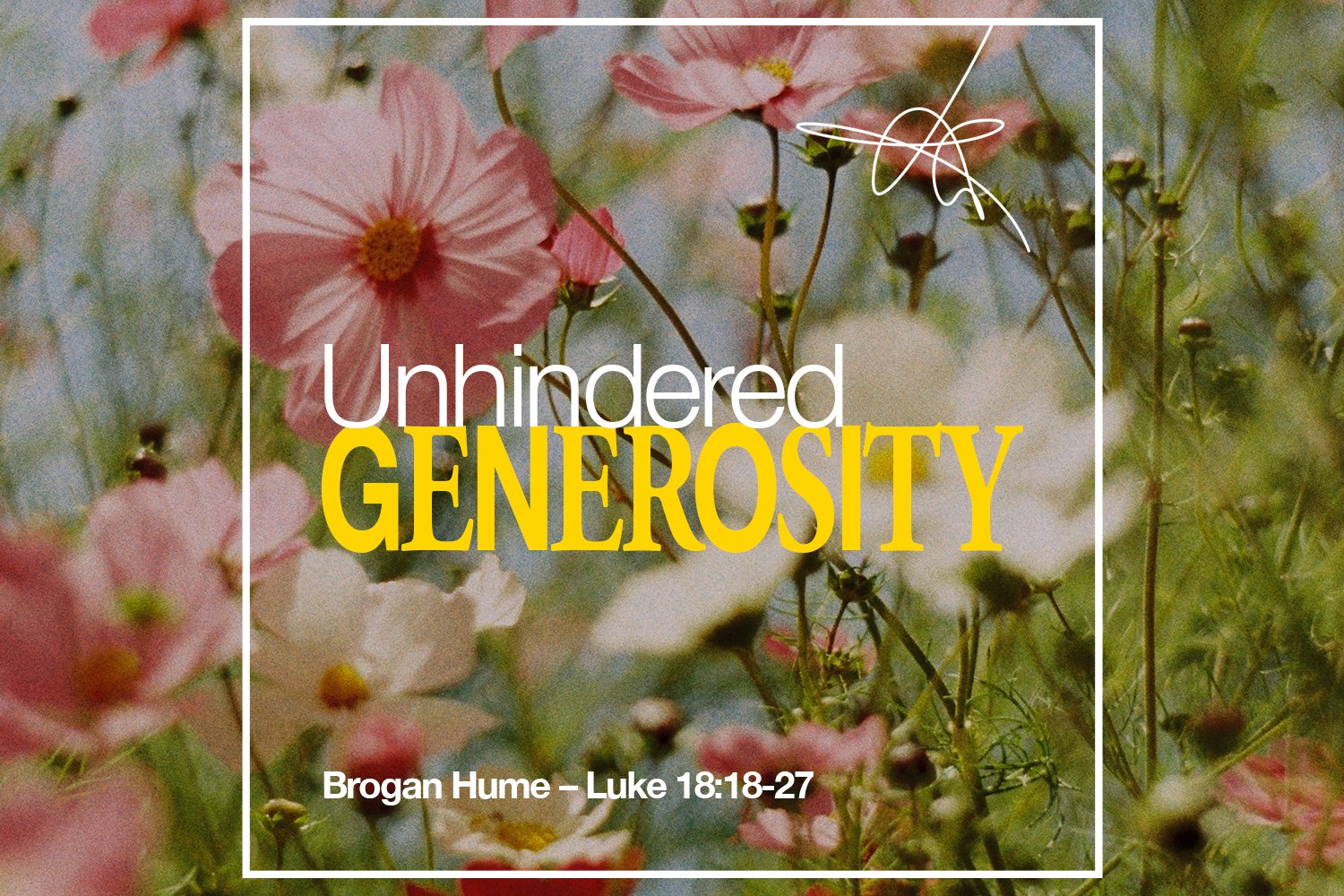 Sunday 21 January 2024: Brogan Hume - Unhindered Generosity (Luke 18:18-27) episode artwork