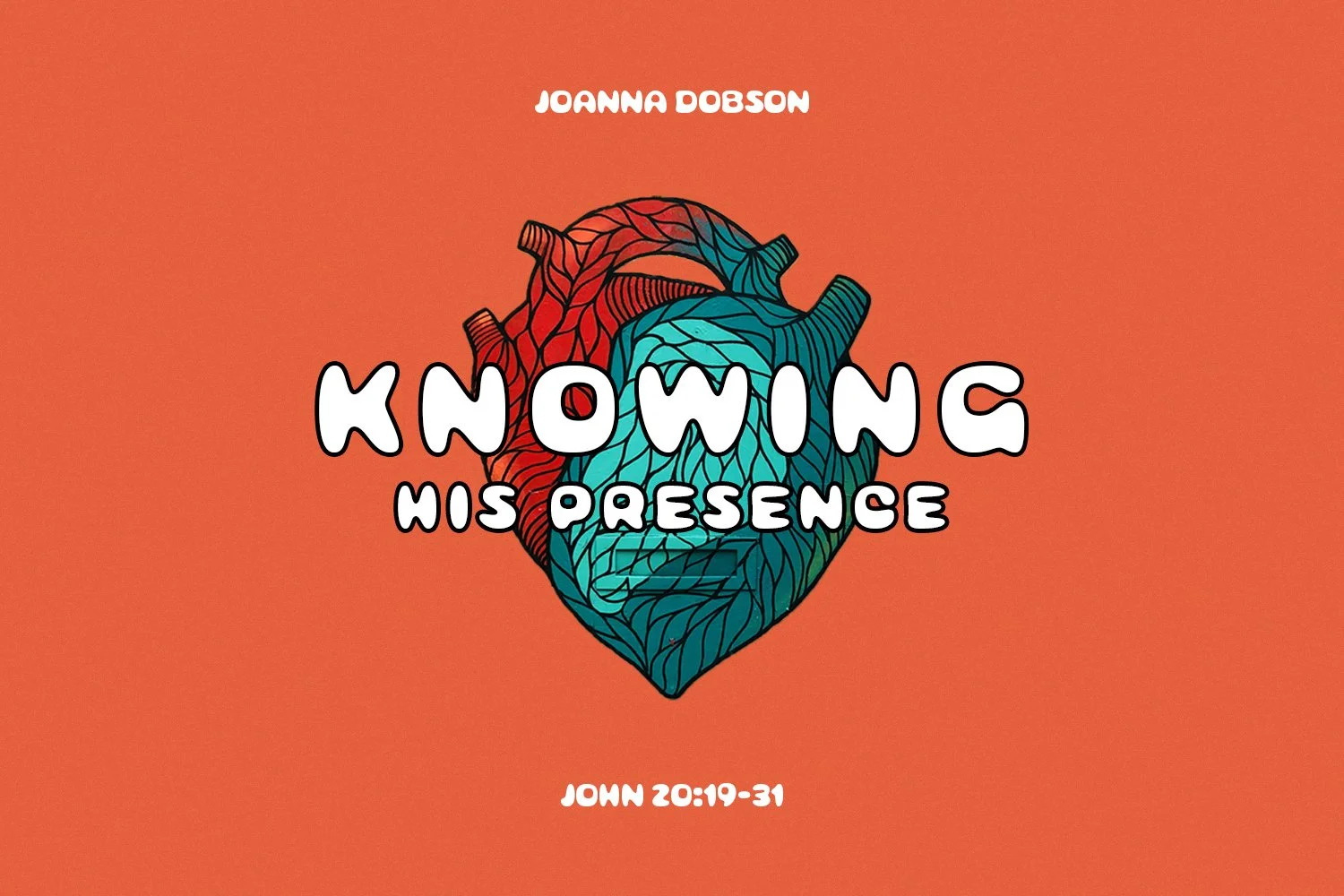 Sunday 7 April 2024: Joanna Dobson - Knowing His Presence (John 20:19-31) episode artwork